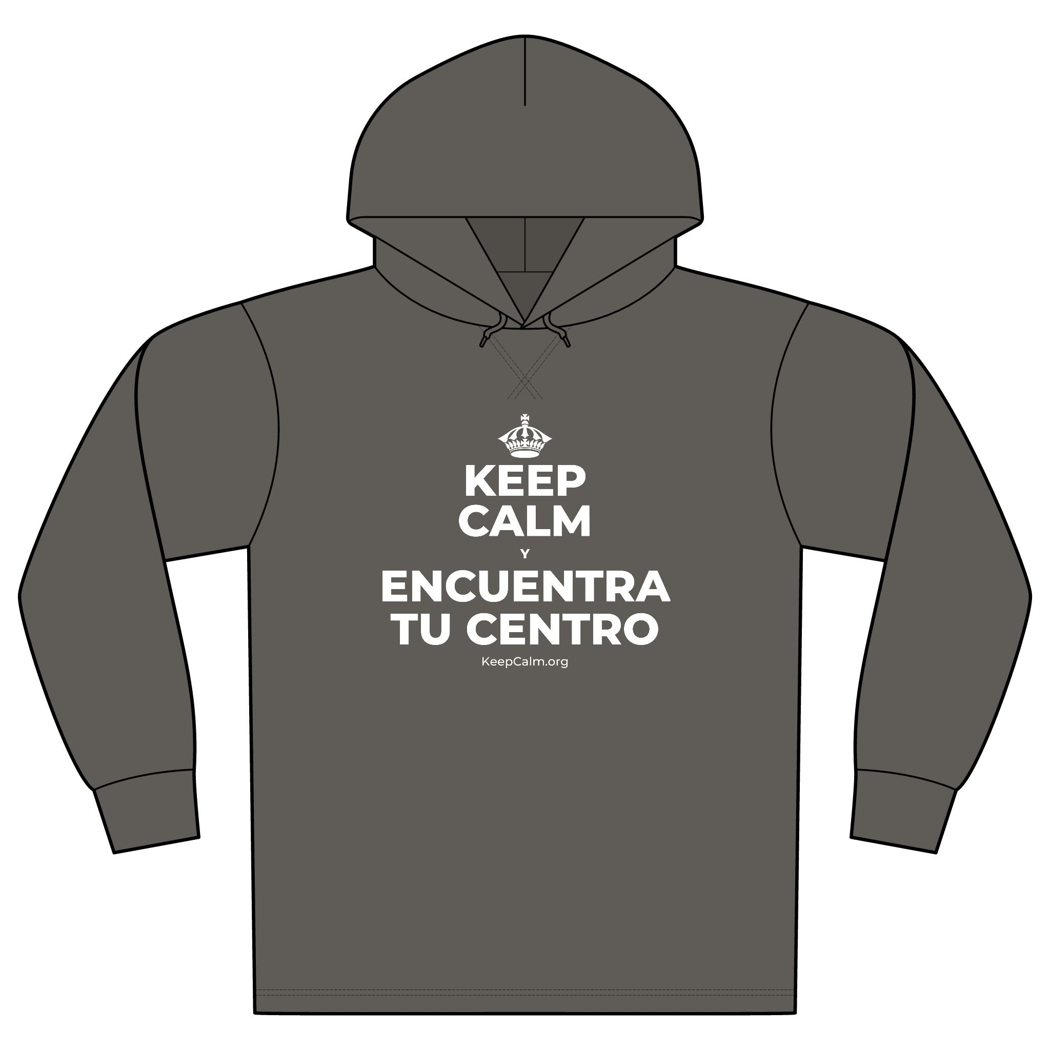 KEEP CALM Y ENCUENTRA TU CENTRO Organic Hoodie Tee