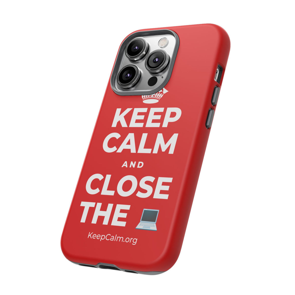 KEEP CALM AND CLOSE THE 💻 Phone Case