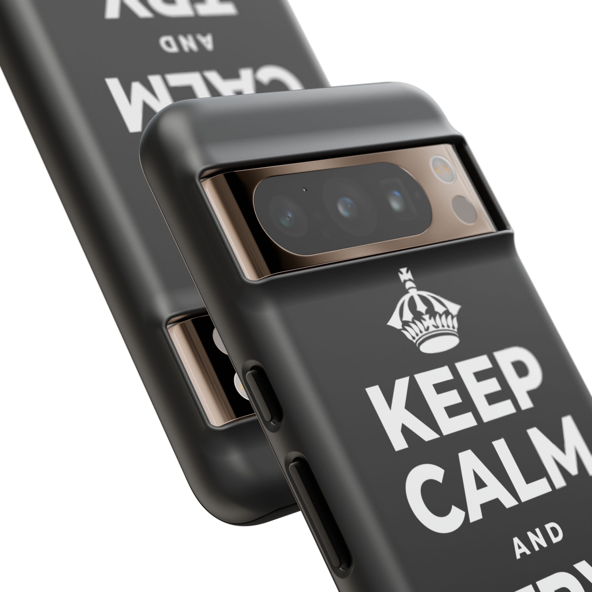 KEEP CALM AND TRY YOUR 🍀 Phone Case