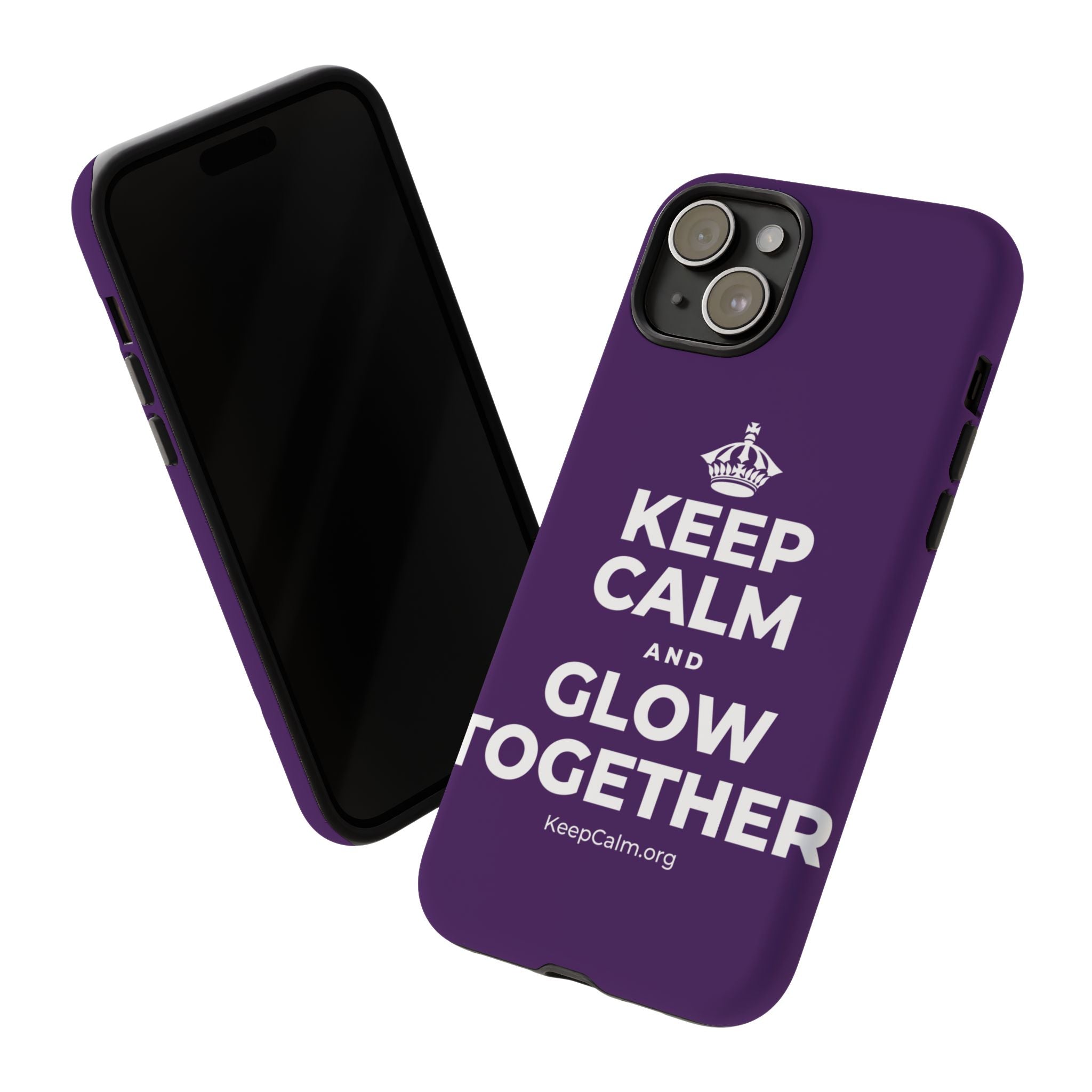 KEEP CALM AND GLOW TOGETHER Phone Case