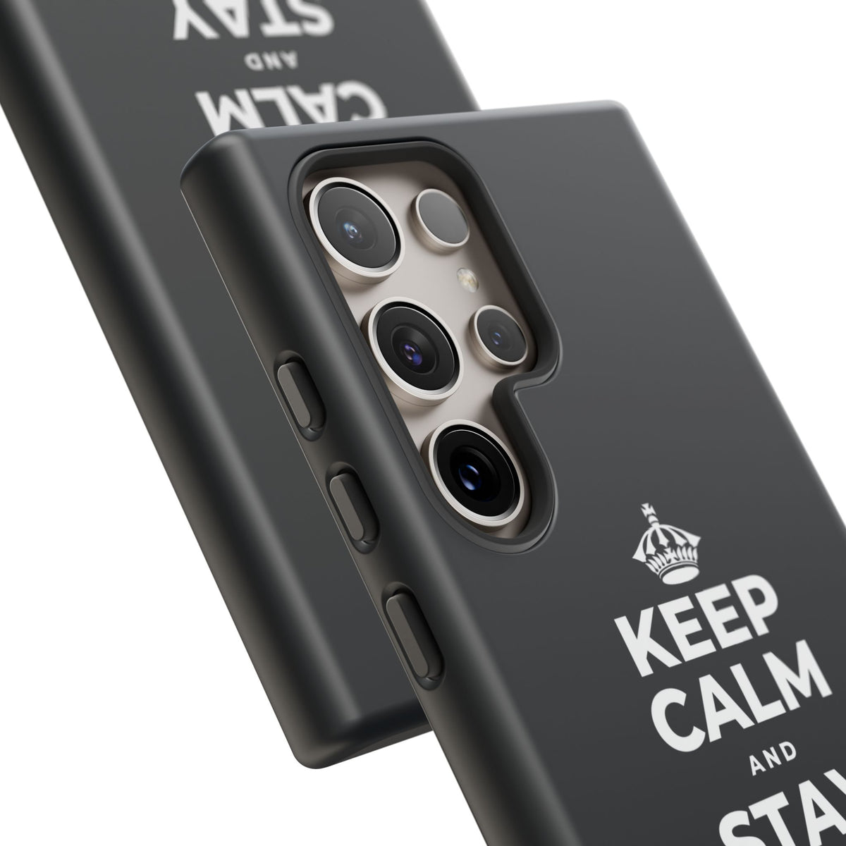 KEEP CALM AND STAY UNBOTHERED Phone Case (Dark)