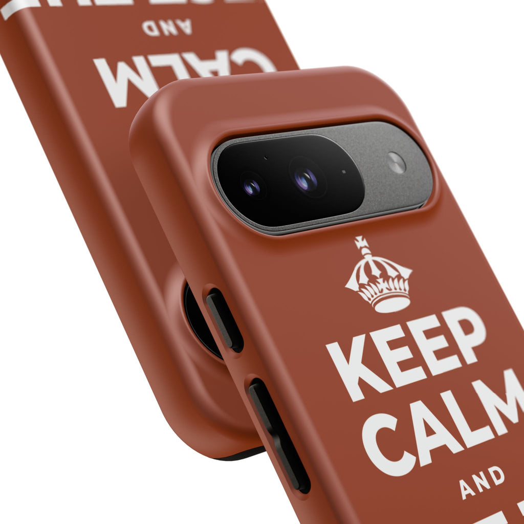 KEEP CALM AND TEST THE WATERS Phone Case