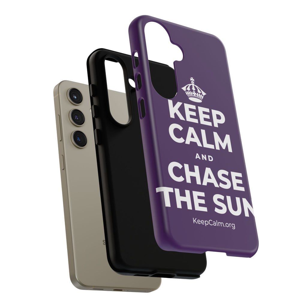 KEEP CALM AND CHASE THE SUN Phone Case