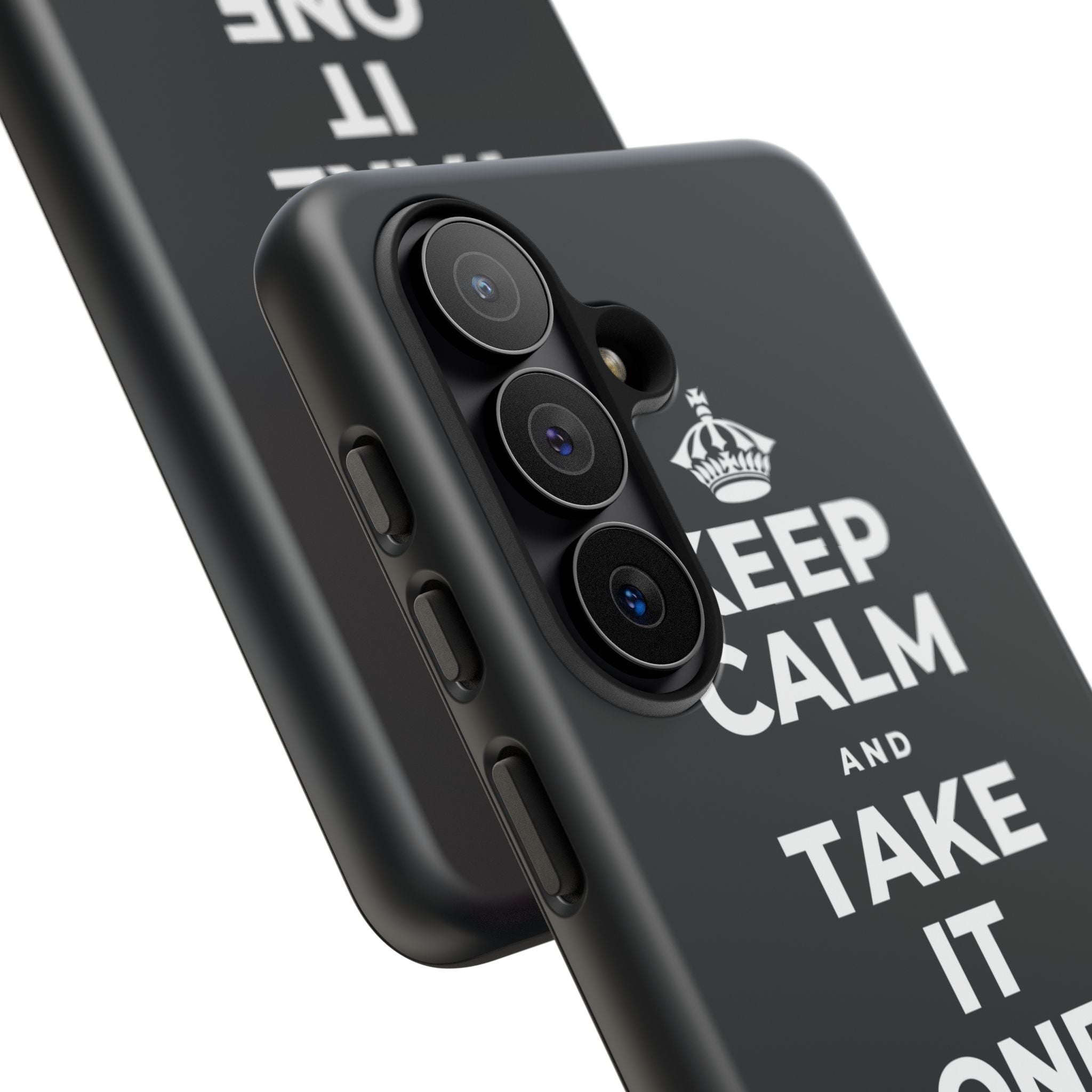 KEEP CALM AND TAKE IT ONE DAY AT A TIME Phone Case (Dark)