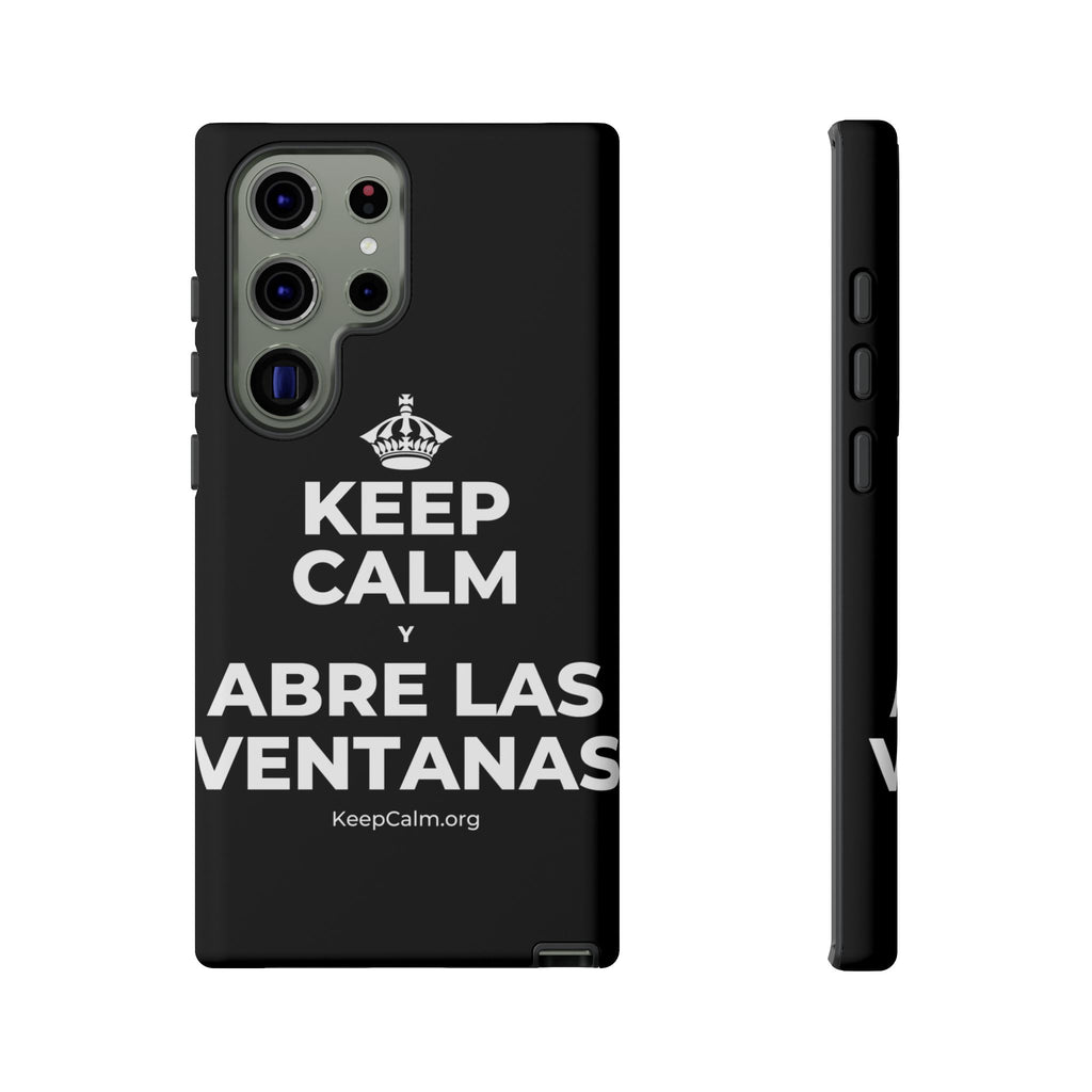 KEEP CALM Y ABRE LAS VENTANAS Phone Case