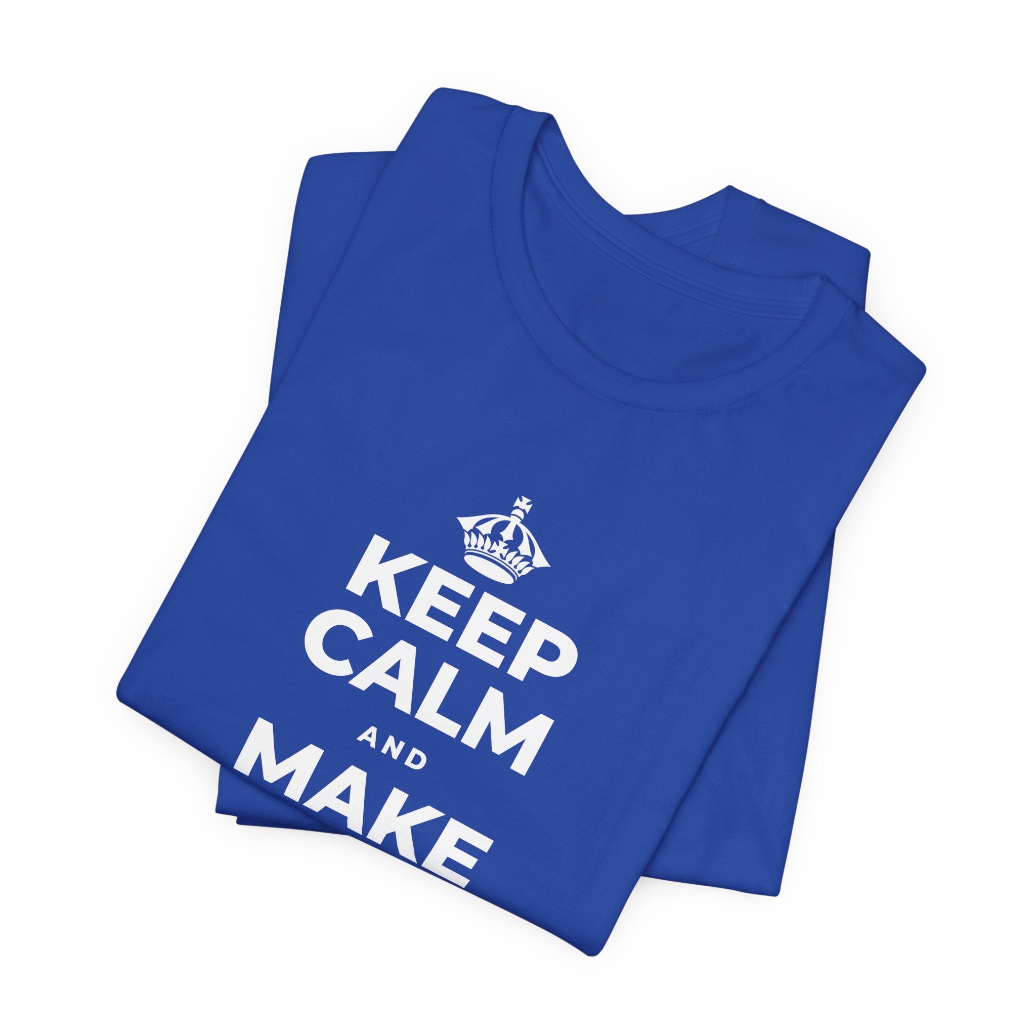 KEEP CALM AND MAKE MUSIC THAT HEALS T-Shirt (Soft Cream–Heather Mauve)