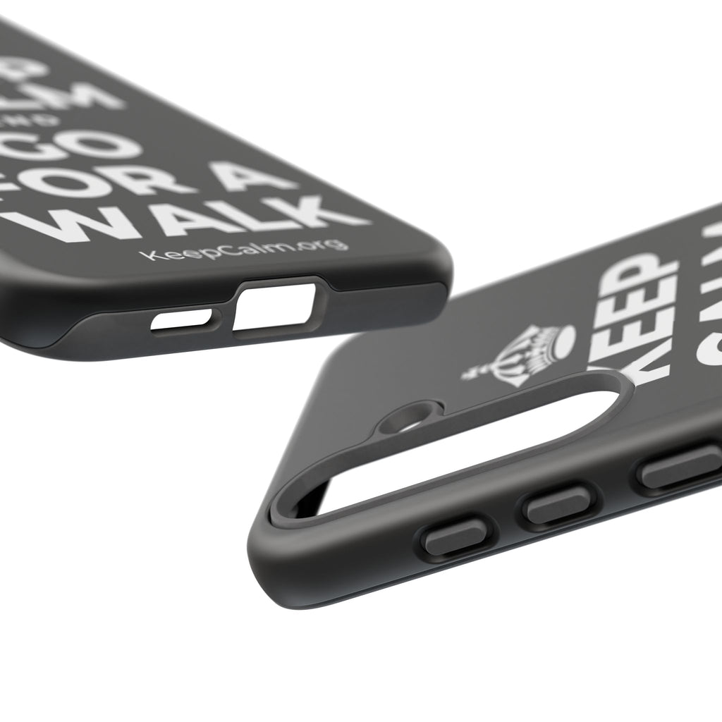 KEEP CALM AND GO FOR A WALK Phone Case