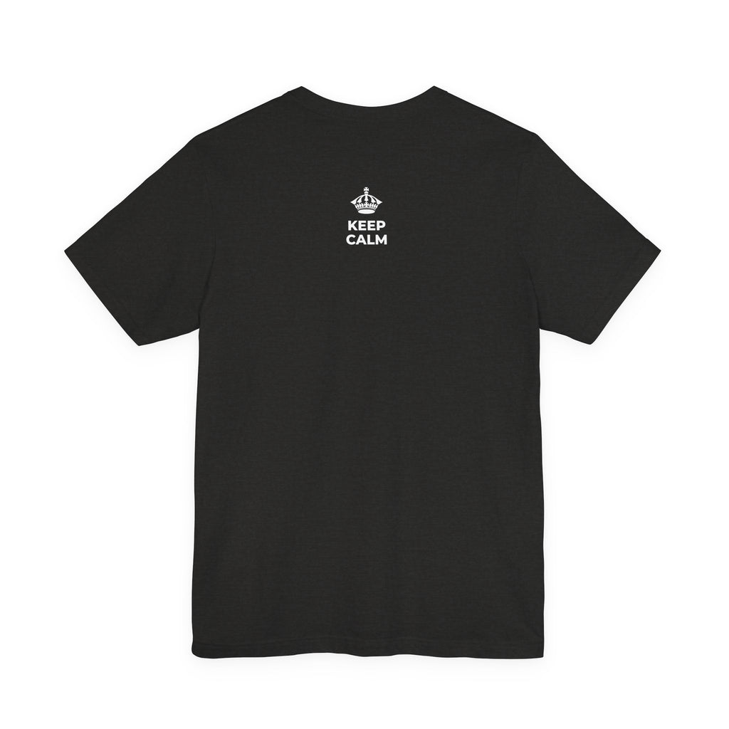 KEEP CALM AND LEAN ON ME T-Shirt (Soft Cream–Heather Mauve)