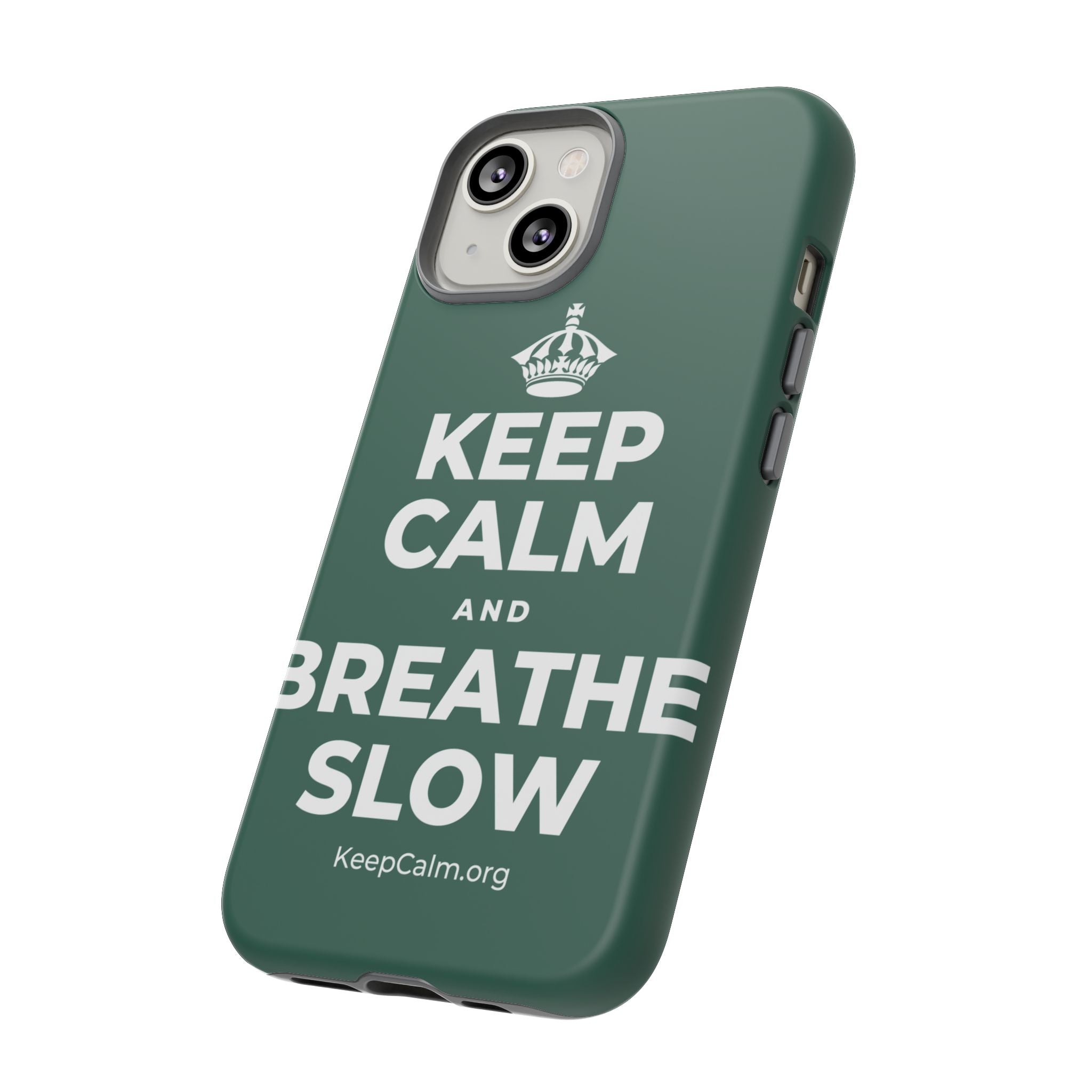 KEEP CALM AND BREATHE SLOW Phone Case