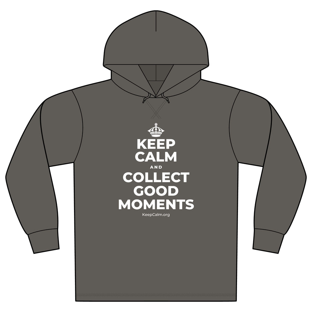 KEEP CALM AND COLLECT GOOD MOMENTS Organic Hoodie Tee