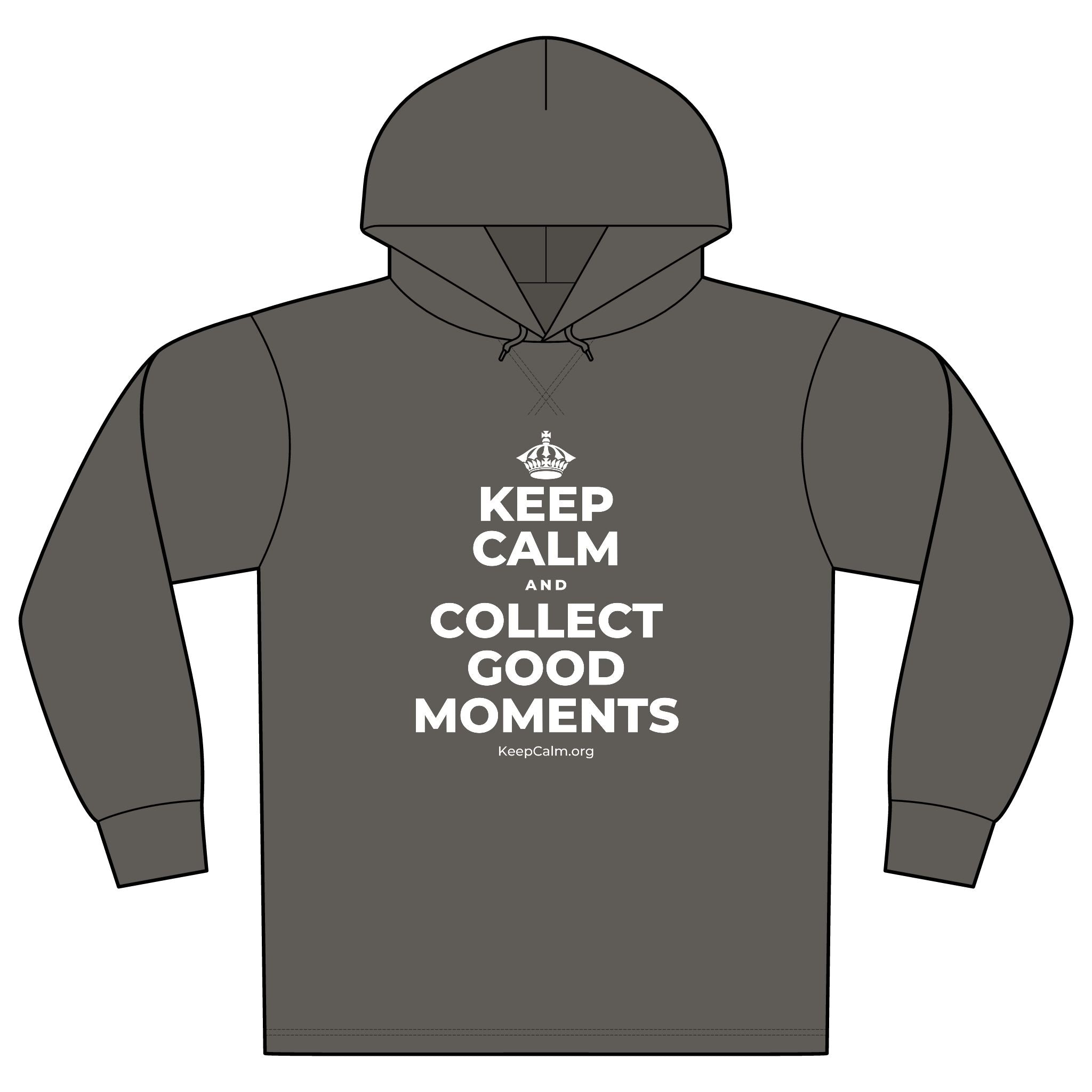 KEEP CALM AND COLLECT GOOD MOMENTS Organic Hoodie Tee