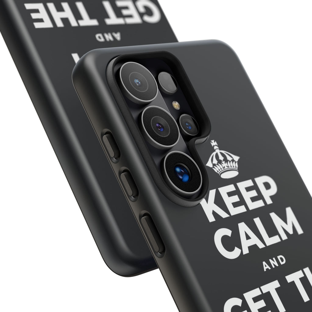 KEEP CALM AND GET THE PARTY STARTED Phone Case (Dark)