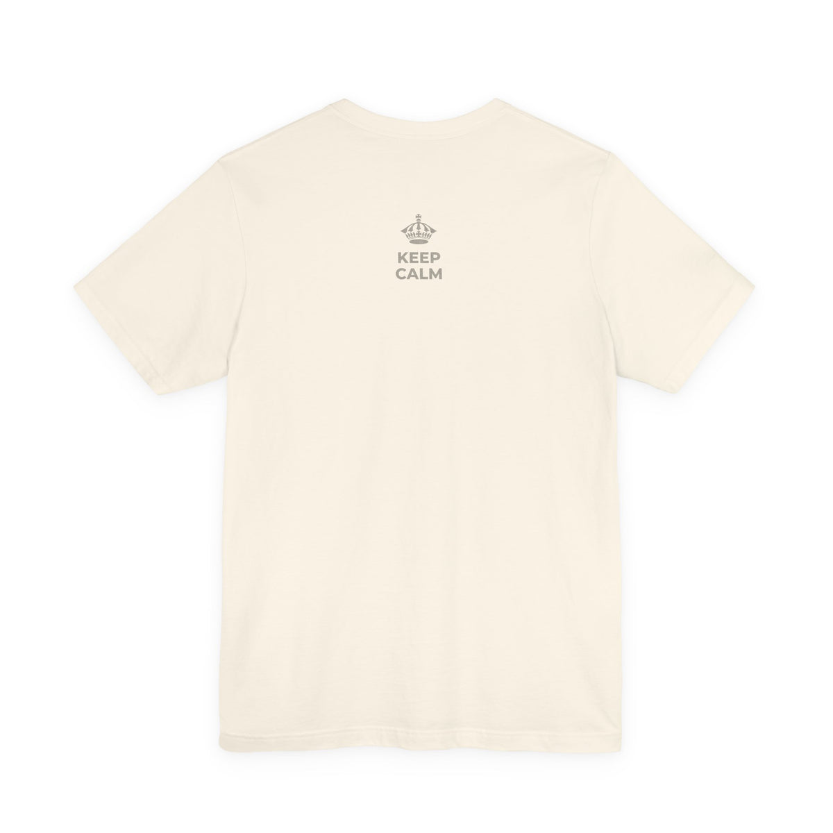 KEEP CALM A ALOHA IĀ ʻOE IHO, A LAILA I KEKAHI T-Shirt (White–Asphalt)