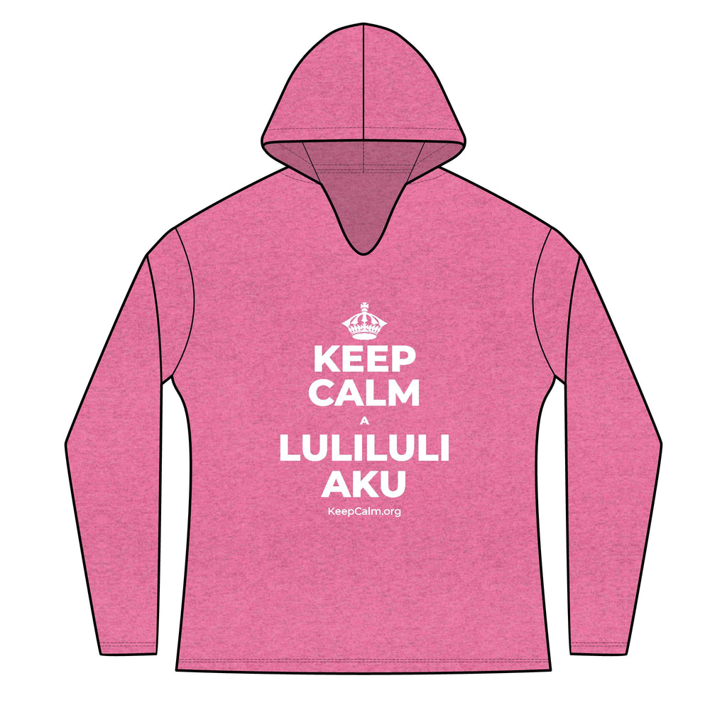 KEEP CALM A LULILULI AKU Women's Long Sleeve Hoodie