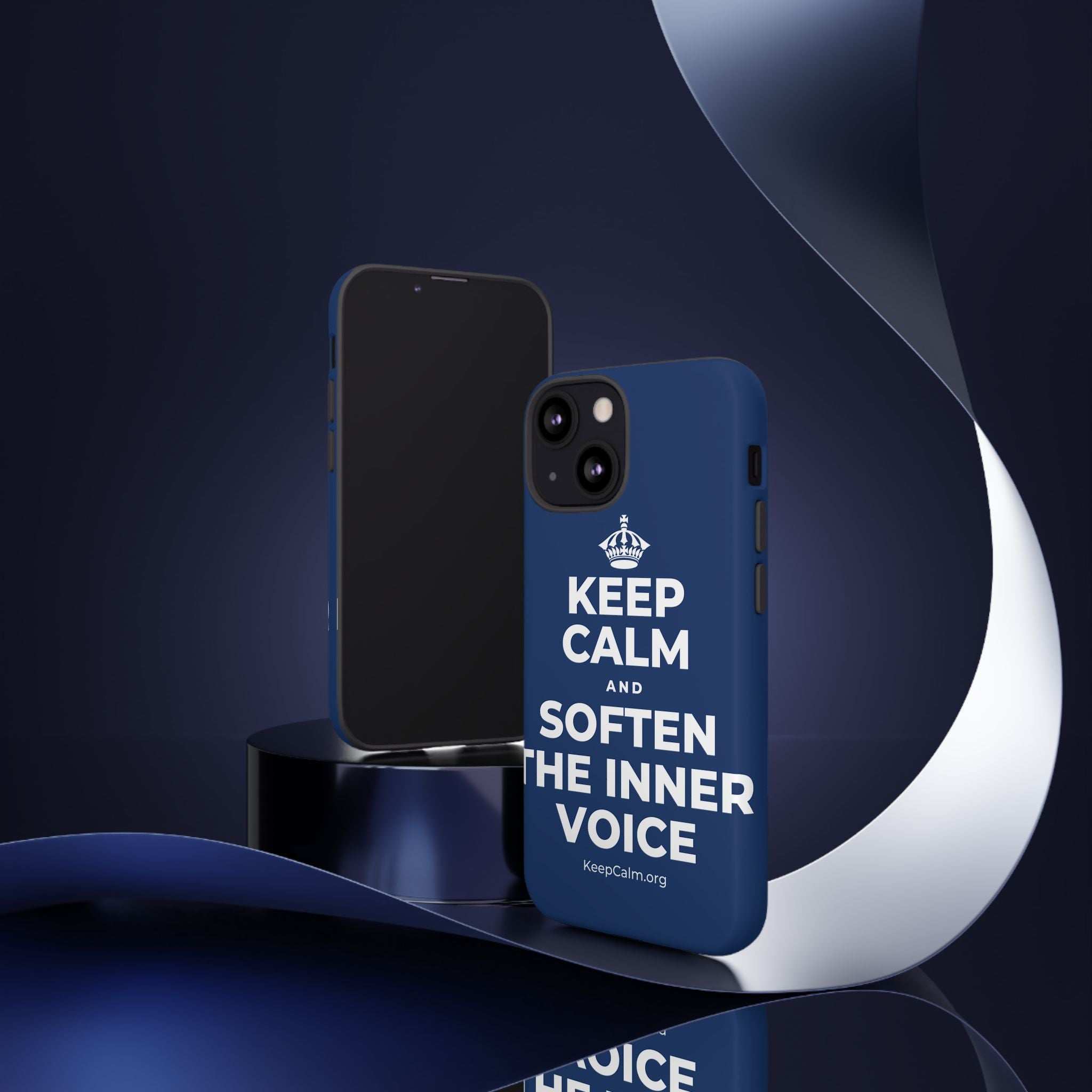 KEEP CALM AND SOFTEN THE INNER VOICE Phone Case