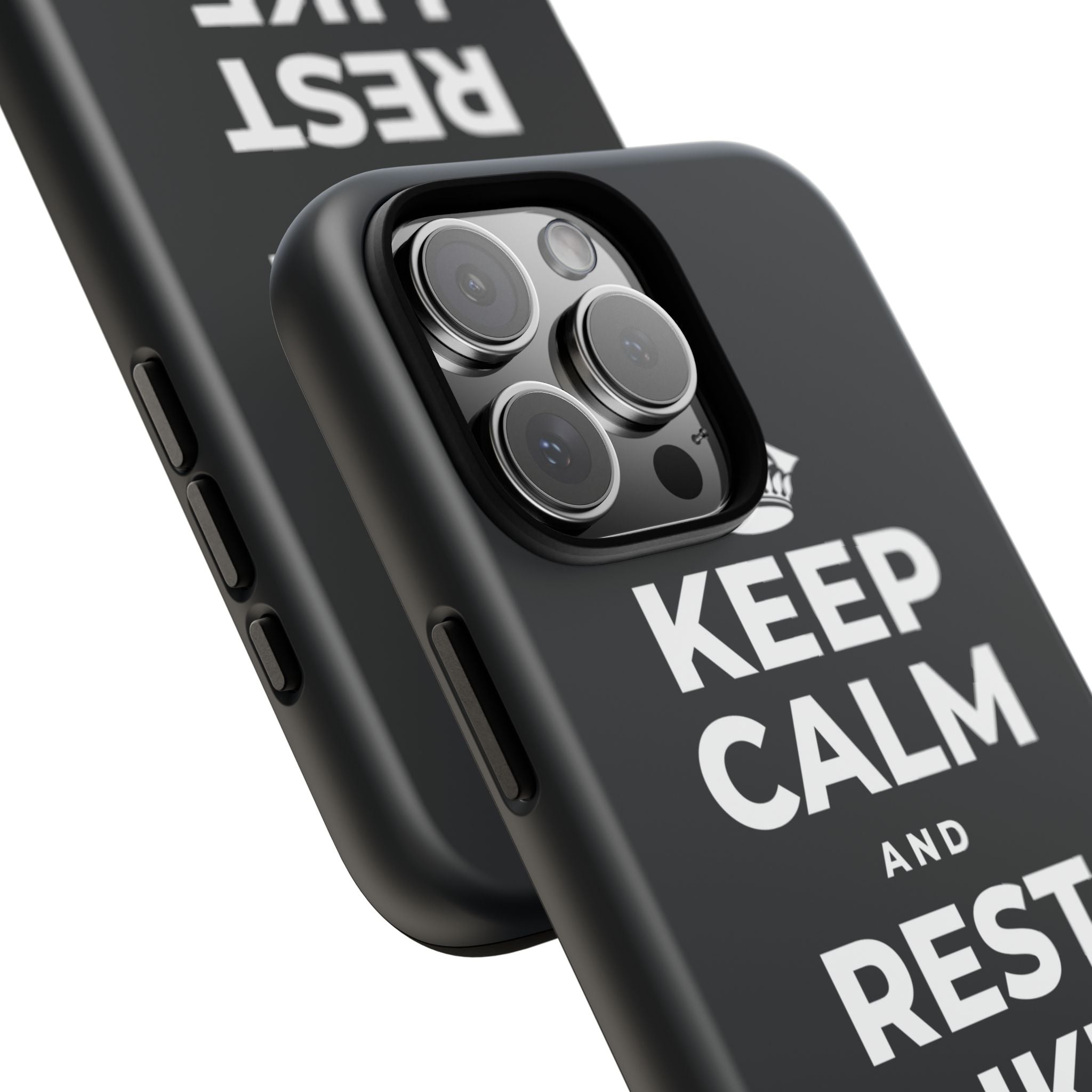 KEEP CALM AND REST LIKE THE SEASON Phone Case (Dark)