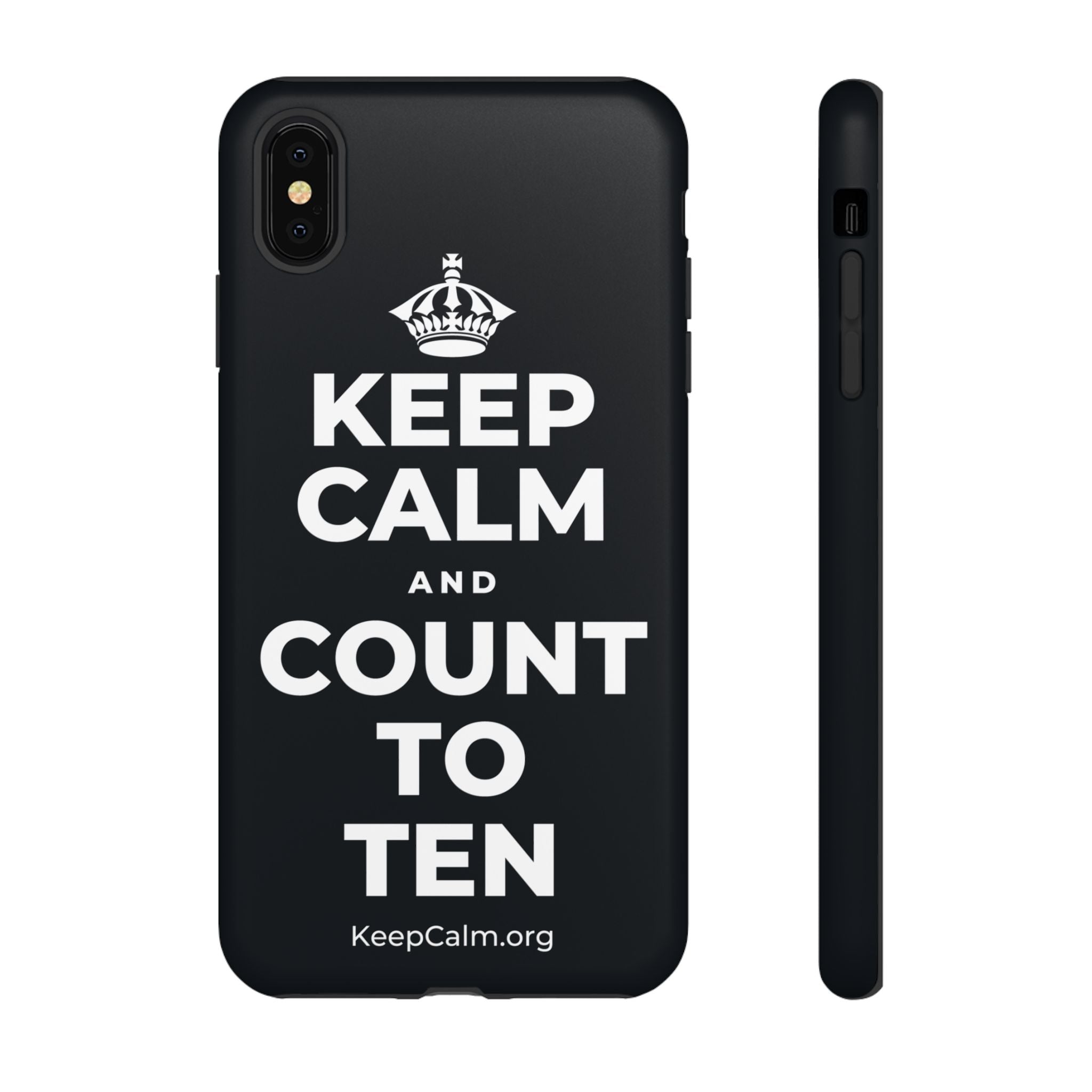 KEEP CALM AND COUNT TO TEN Phone Case (Dark)