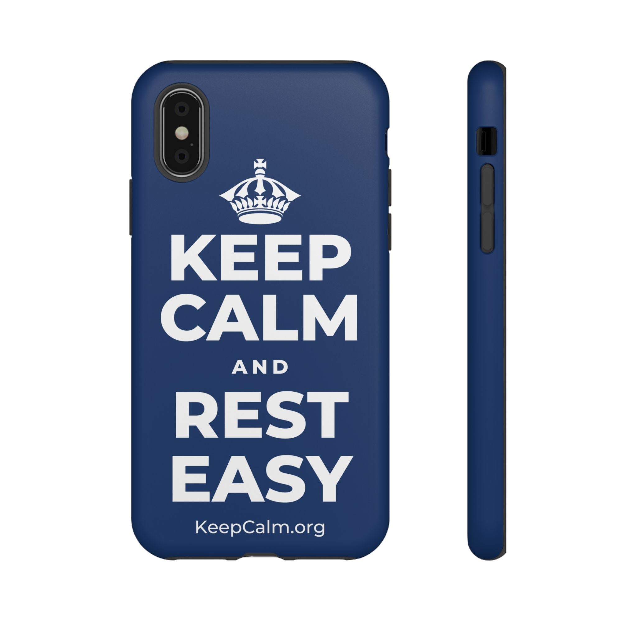KEEP CALM AND REST EASY Phone Case