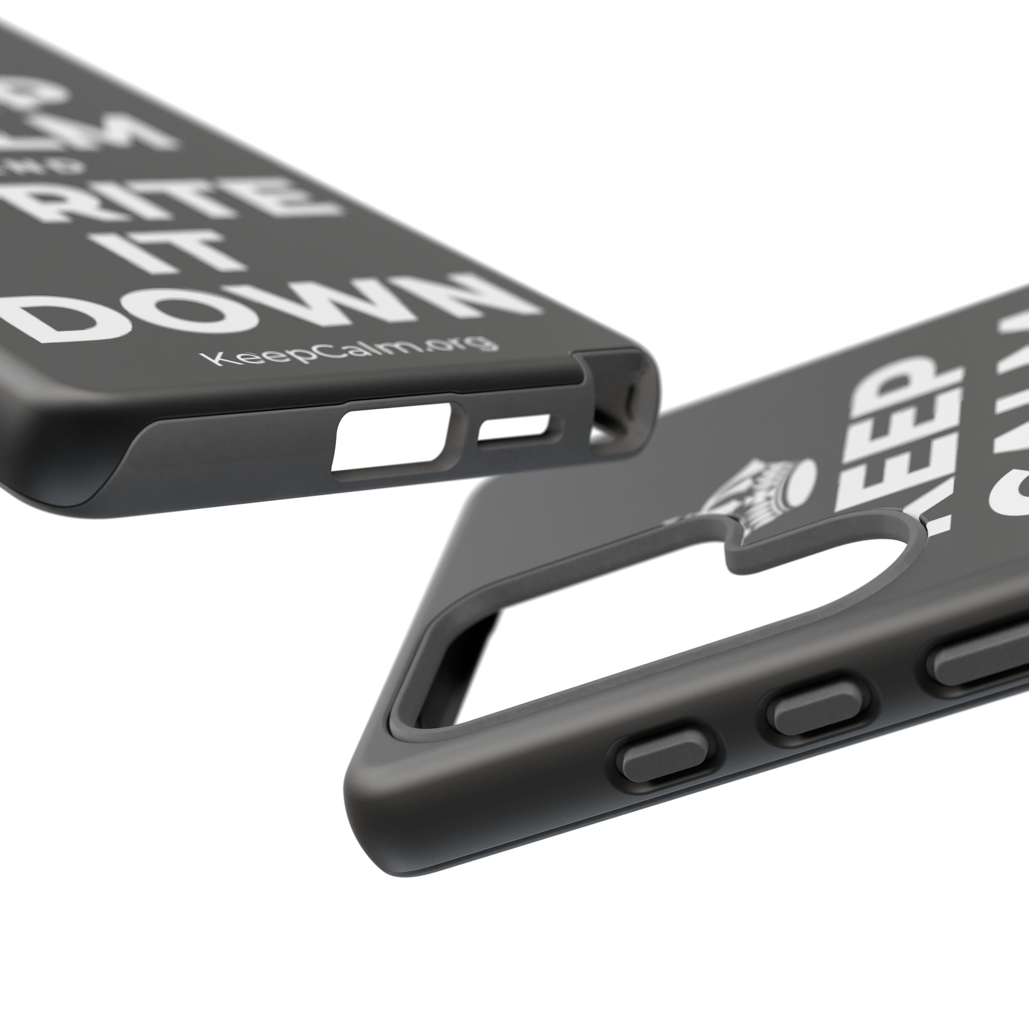 KEEP CALM AND WRITE IT DOWN Phone Case