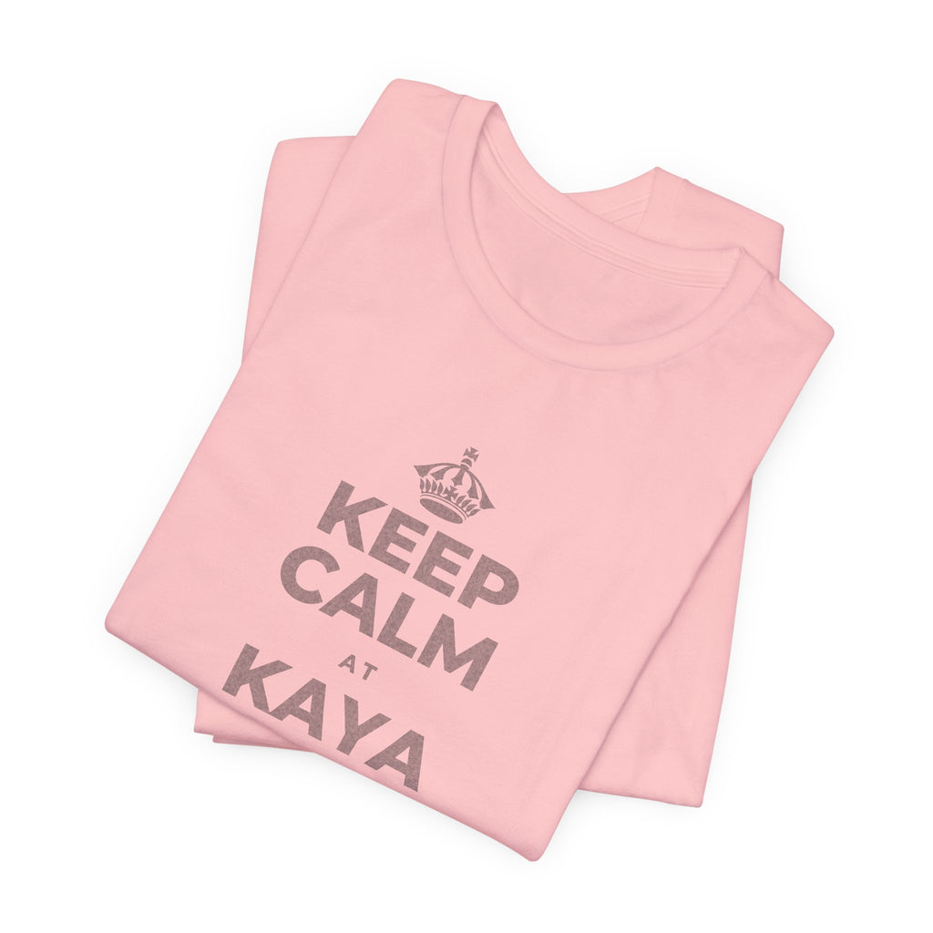 KEEP CALM AT KAYA MONG MATUTO NG KAHIT ANO T-Shirt (White–Asphalt)