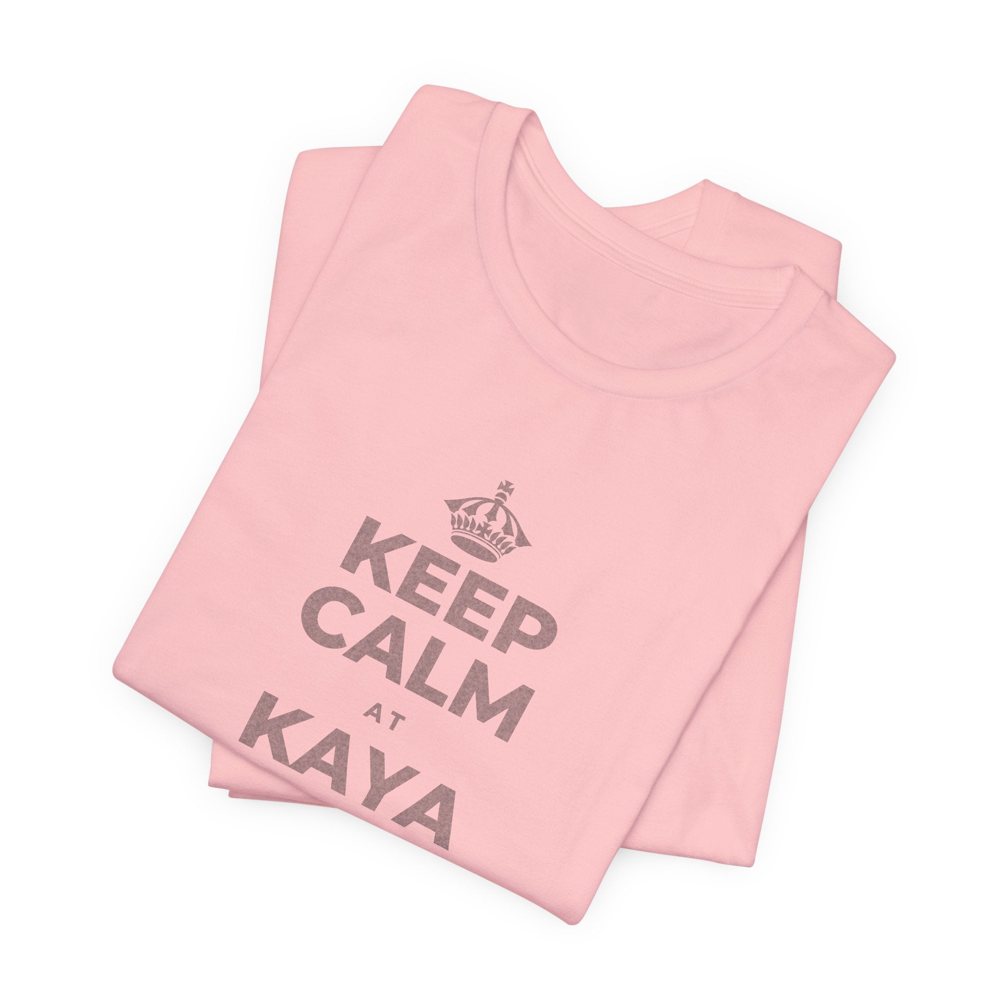 KEEP CALM AT KAYA MONG MATUTO NG KAHIT ANO T-Shirt (White–Asphalt)