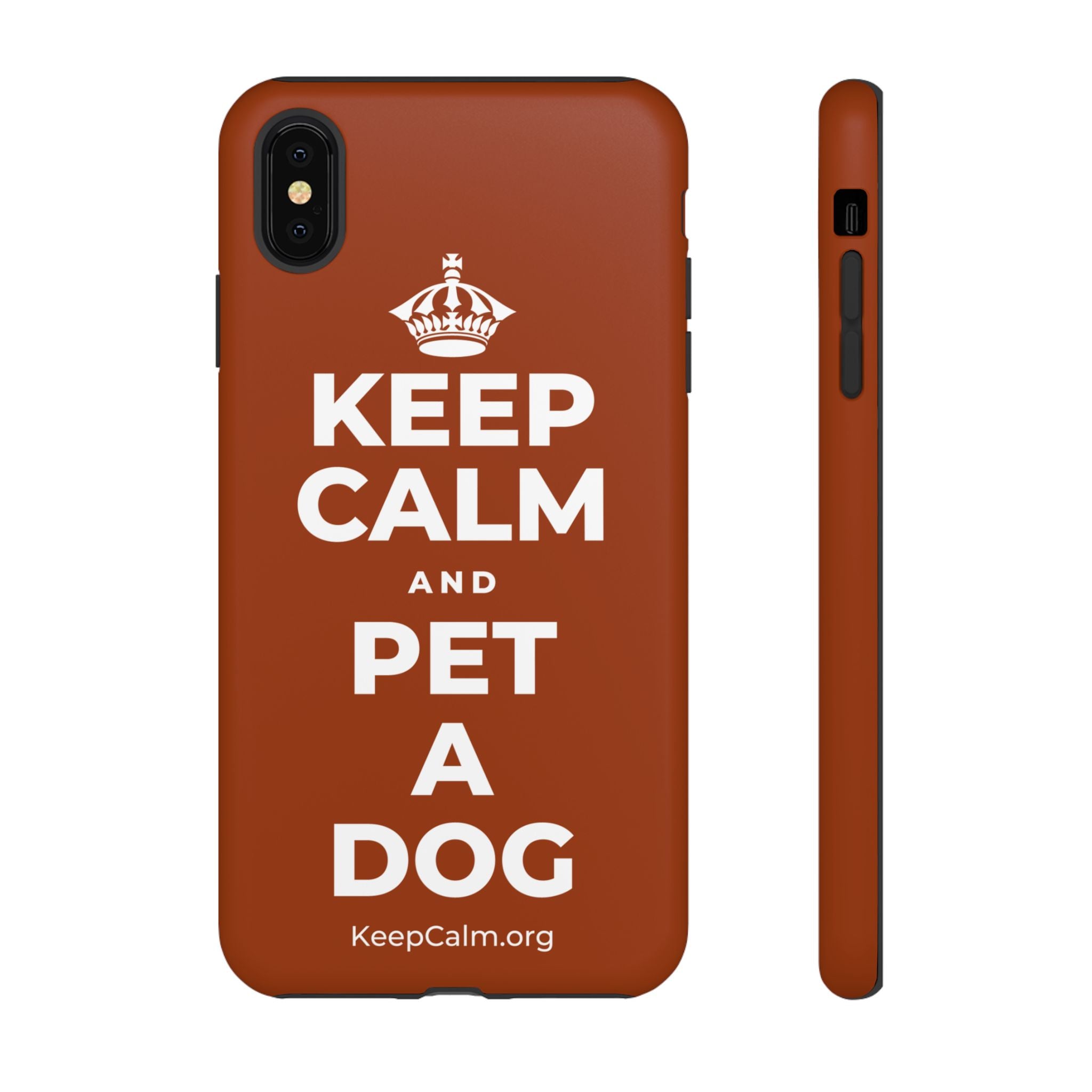 KEEP CALM AND PET A DOG Phone Case