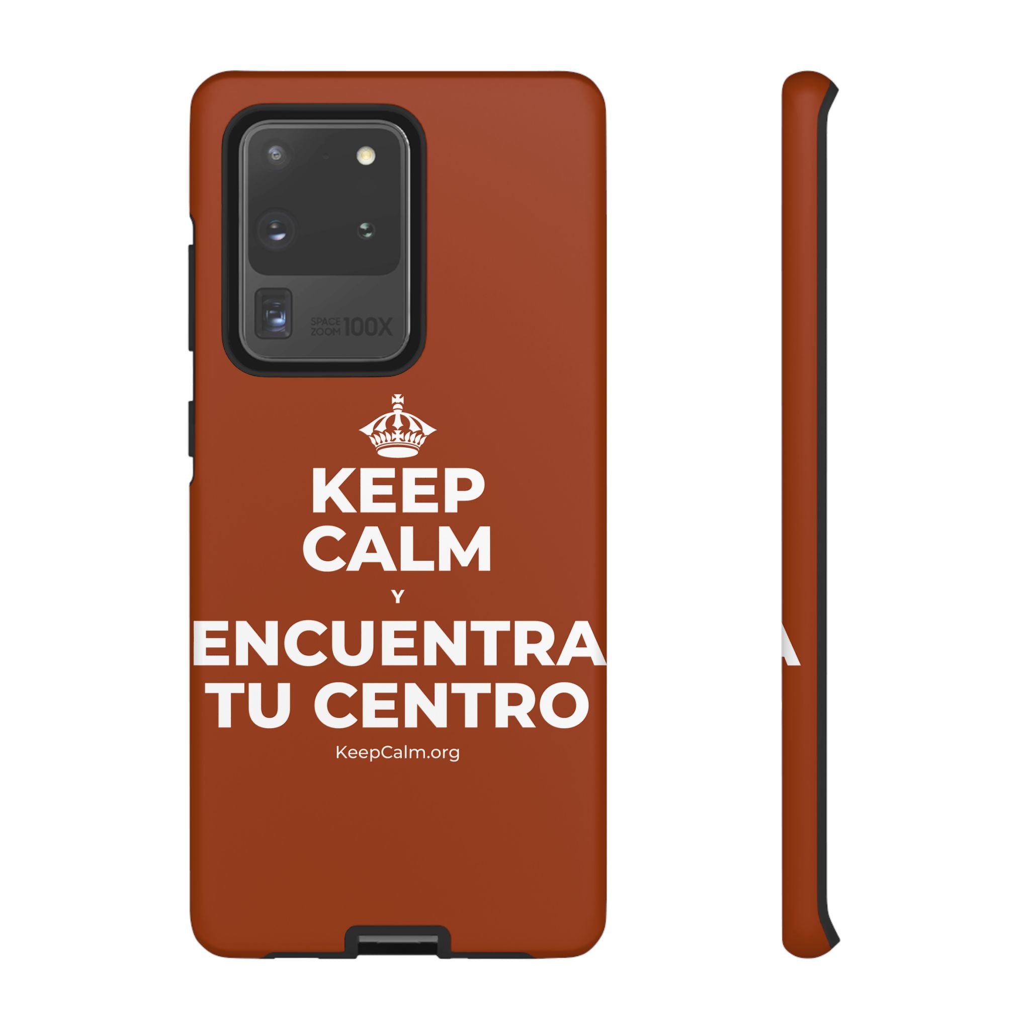 KEEP CALM Y ENCUENTRA TU CENTRO Phone Case