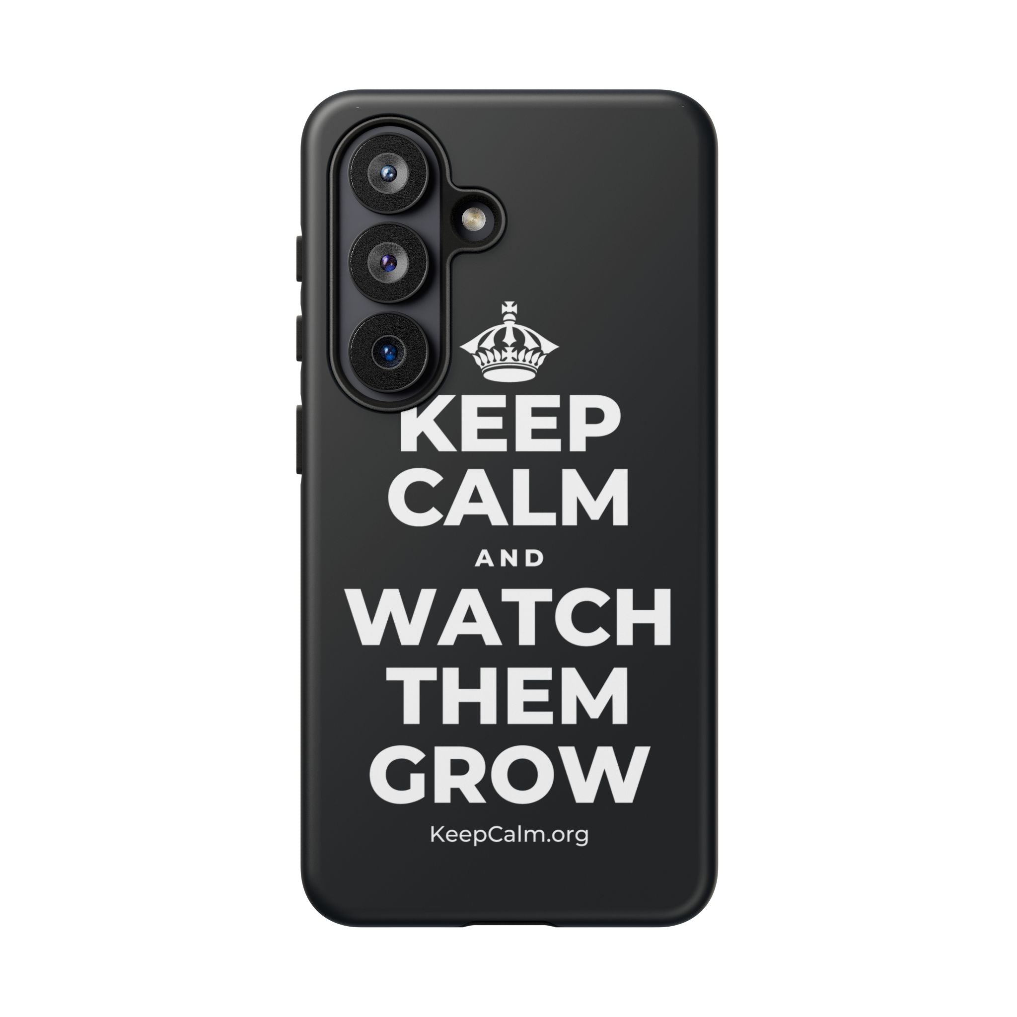 KEEP CALM AND WATCH THEM GROW Phone Case (Dark)
