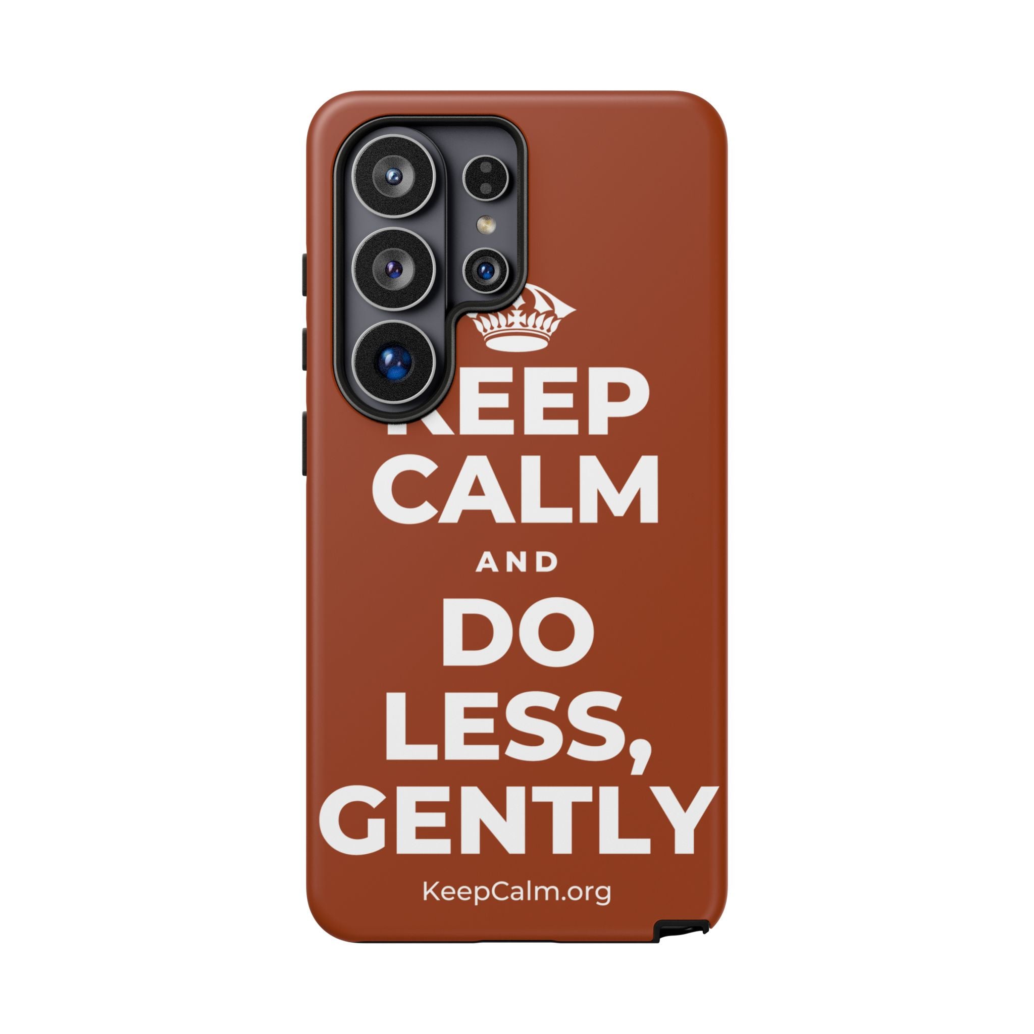 KEEP CALM AND DO LESS, GENTLY Phone Case