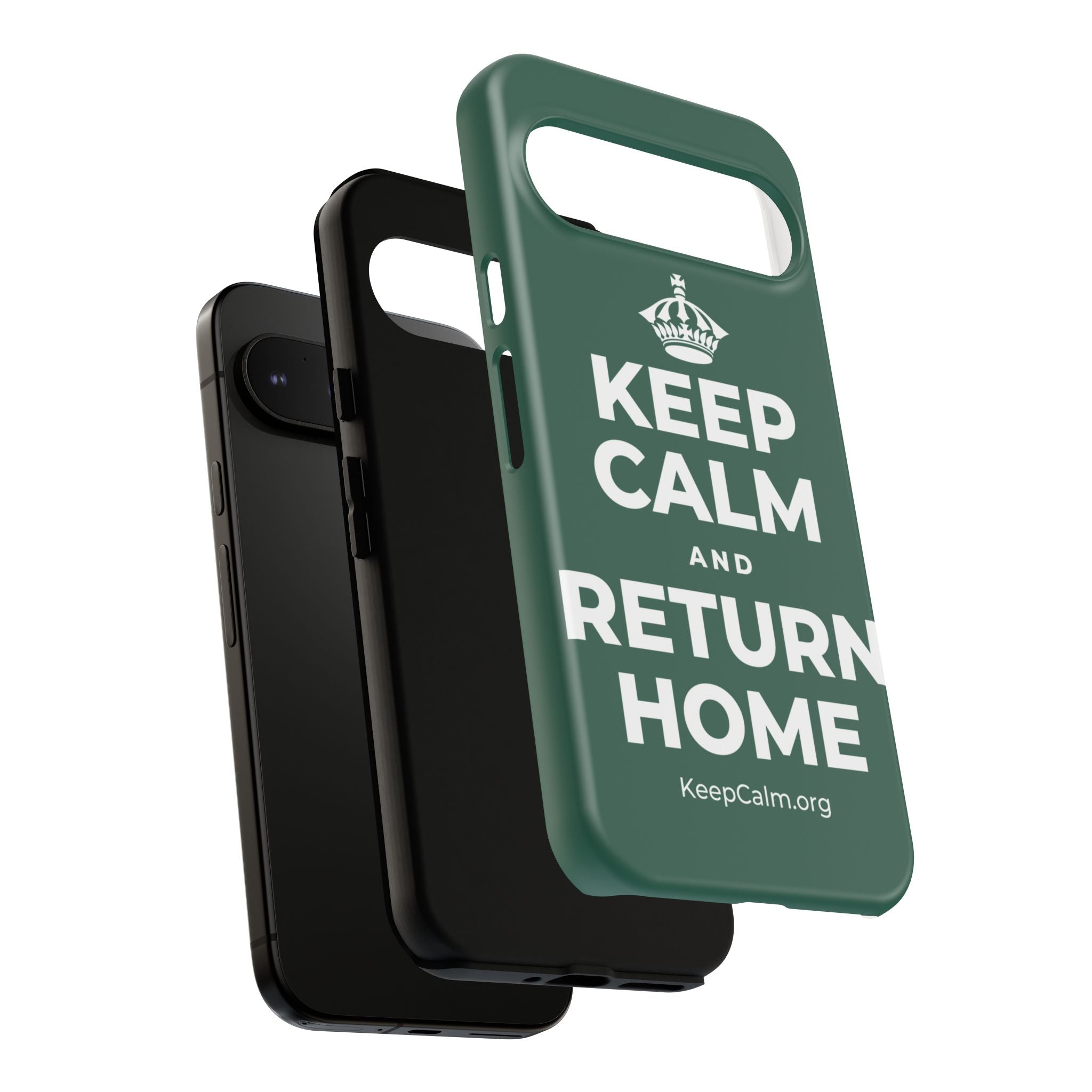 KEEP CALM AND RETURN HOME Phone Case