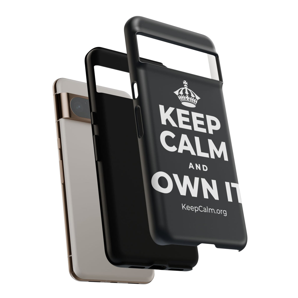 KEEP CALM AND OWN IT Phone Case (Dark)