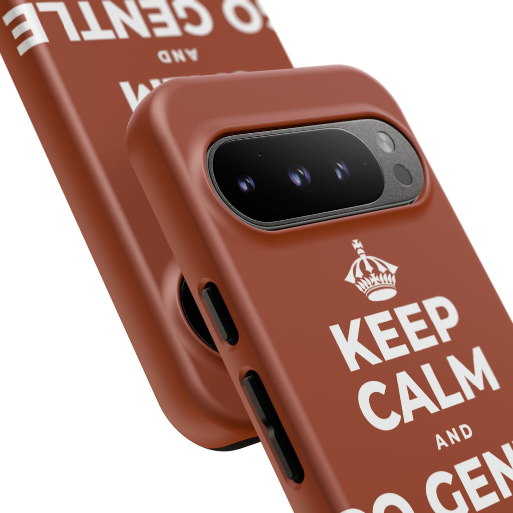 KEEP CALM AND GO GENTLE ON MONDAY Phone Case