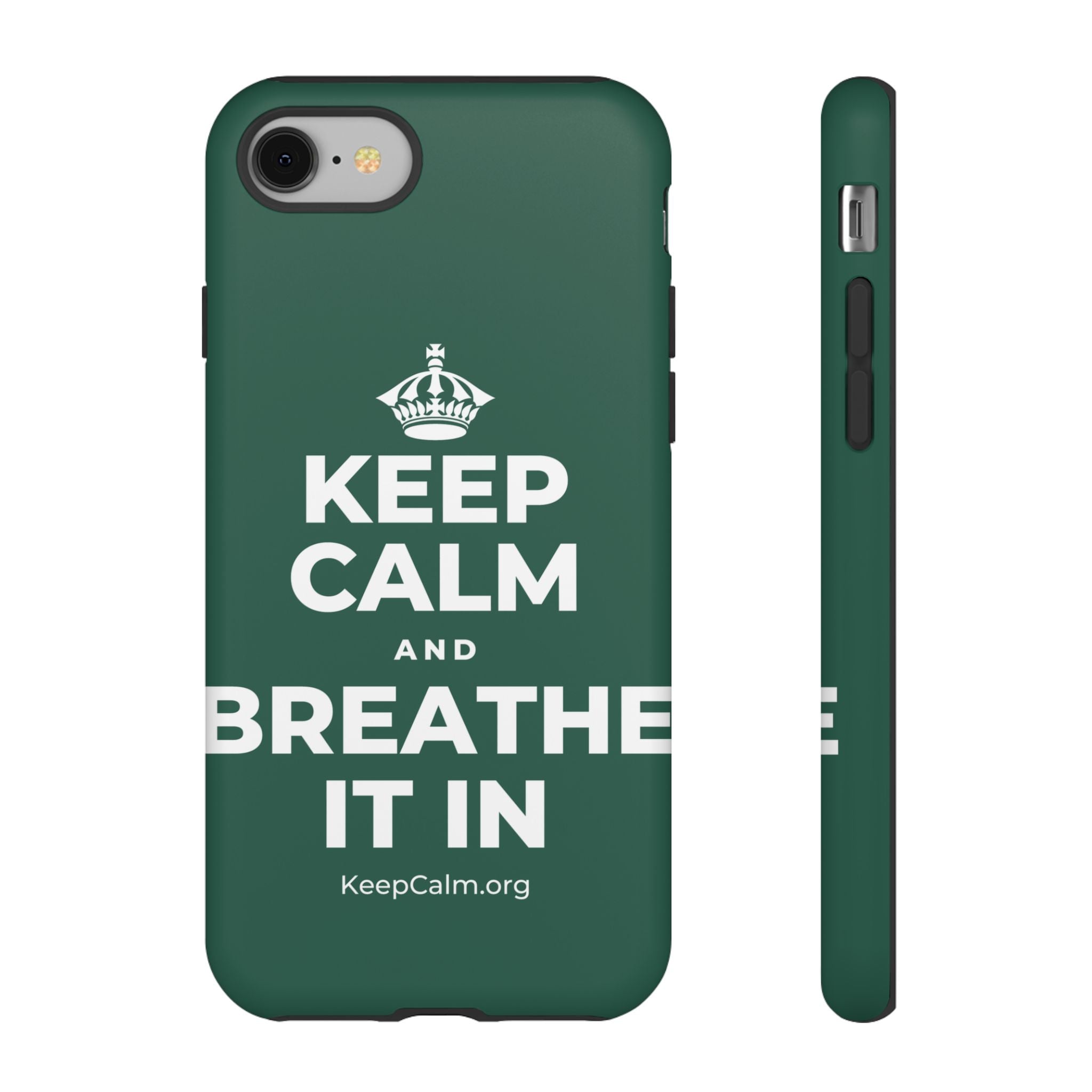 KEEP CALM AND BREATHE IT IN Phone Case