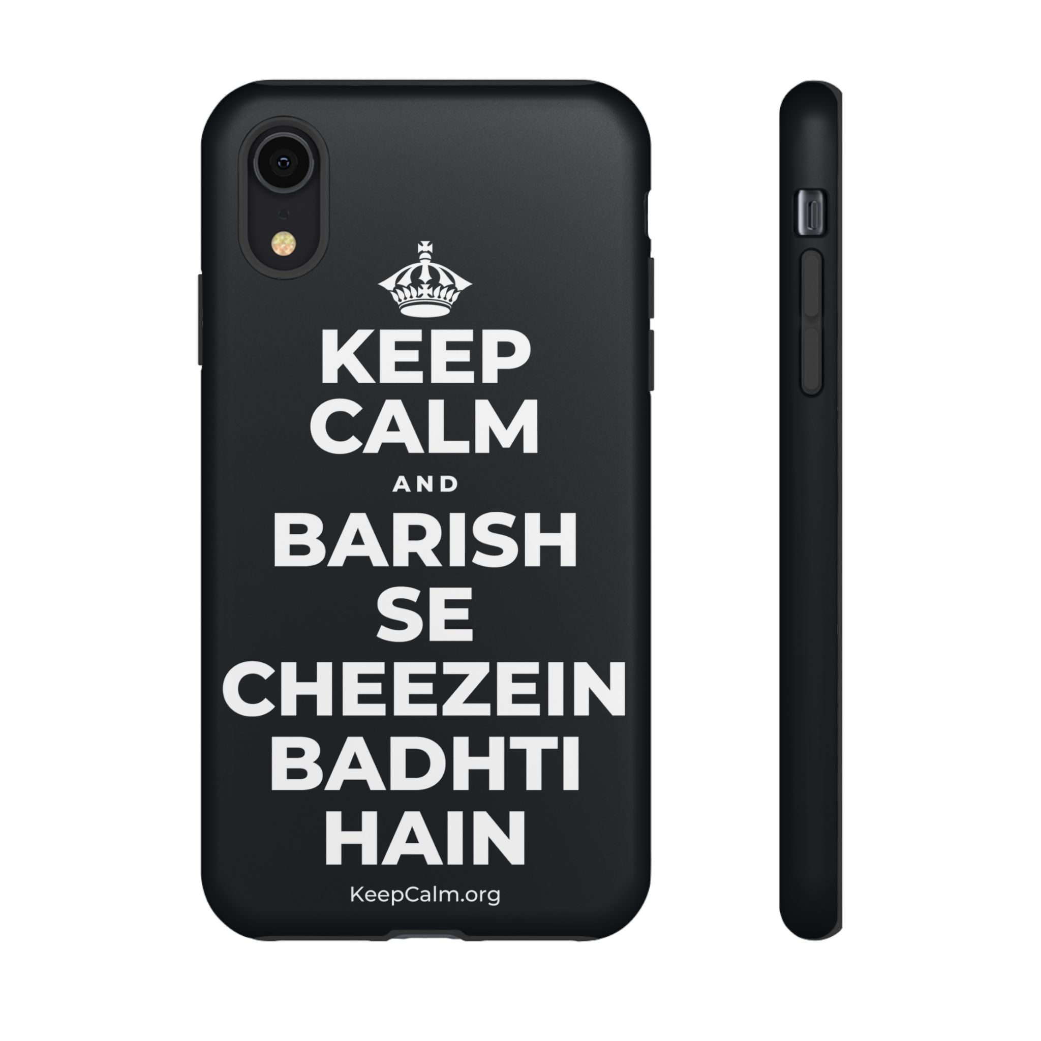 KEEP CALM AND BARISH SE CHEEZEIN BADHTI HAIN Phone Case (Dark)