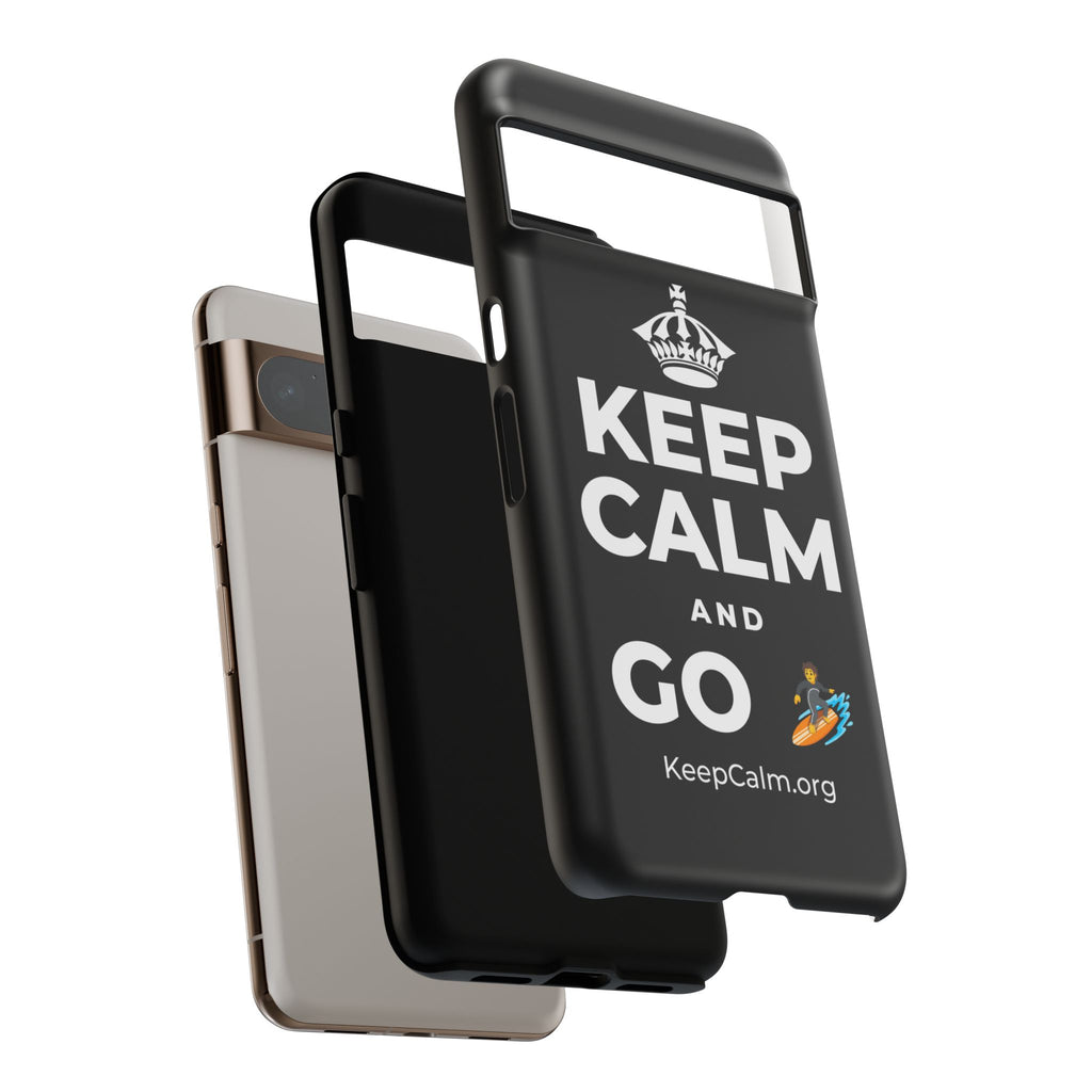 KEEP CALM AND GO 🏄 Phone Case