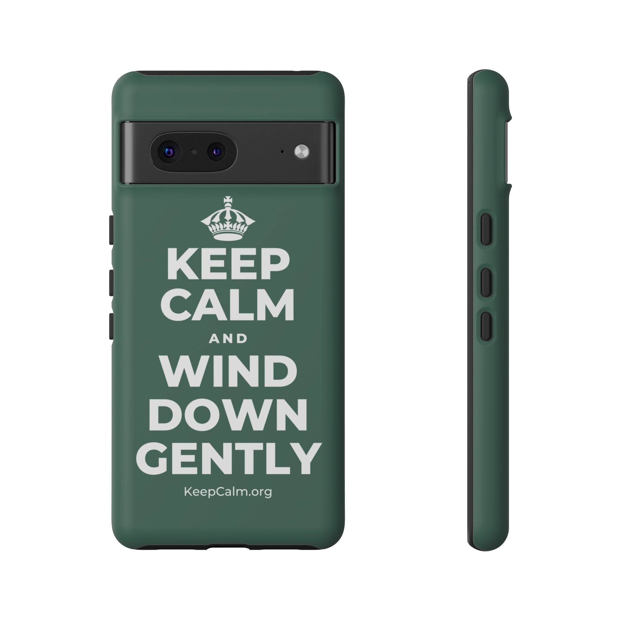 KEEP CALM AND WIND DOWN GENTLY Phone Case