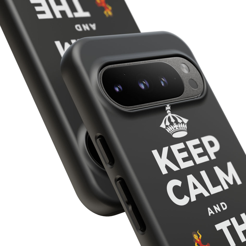 KEEP CALM AND 💃 THE NIGHT AWAY Phone Case