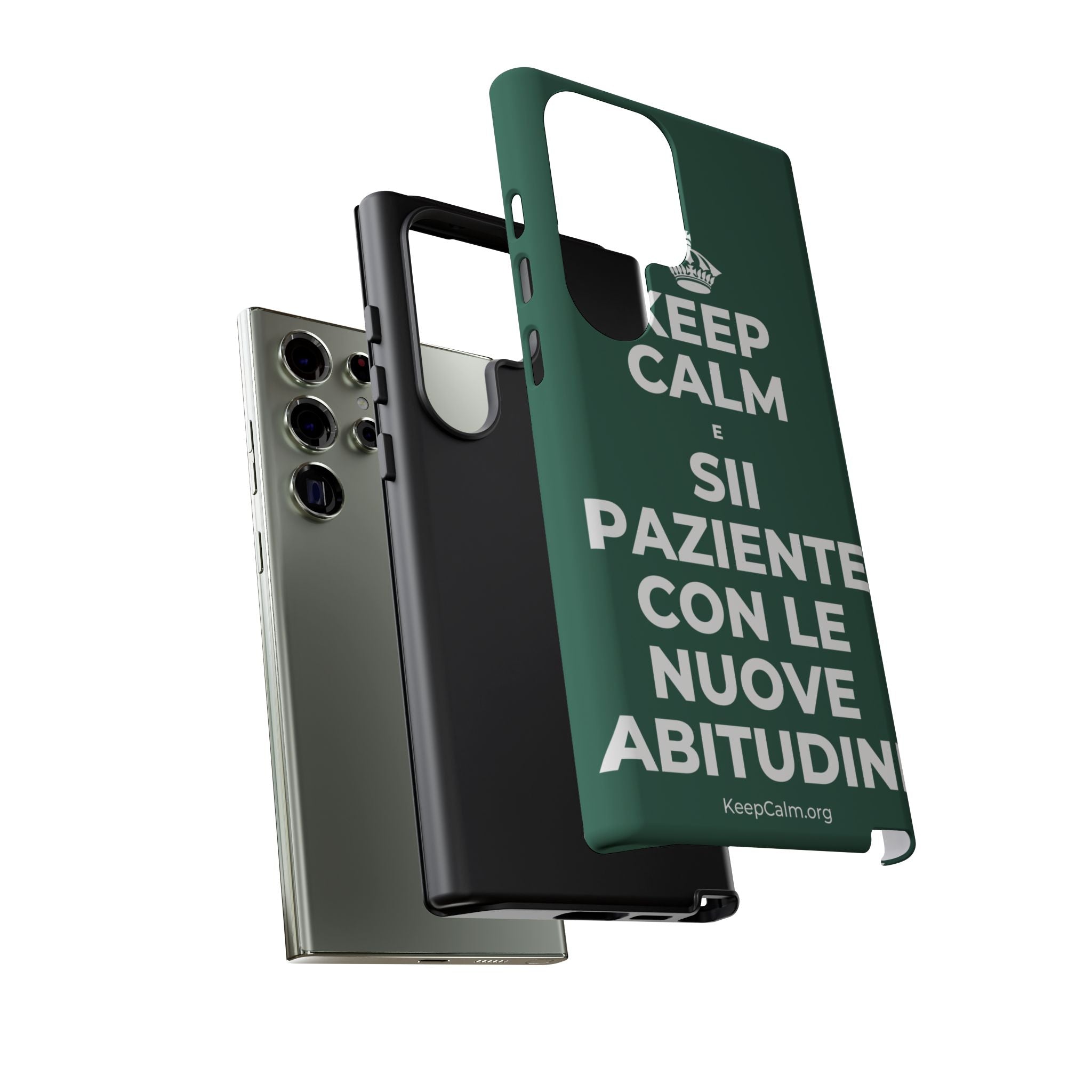 KEEP CALM E SII PAZIENTE CON LE NUOVE ABITUDINI Phone Case