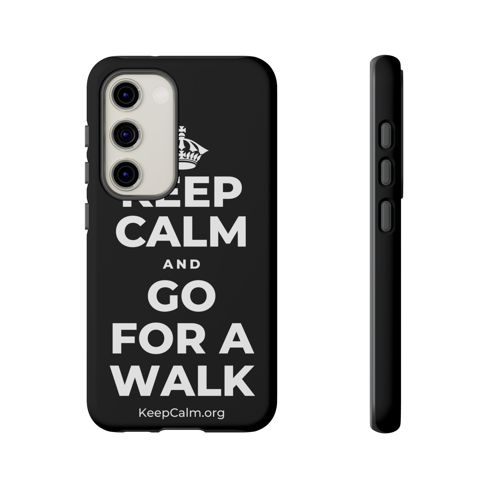 KEEP CALM AND GO FOR A WALK Phone Case