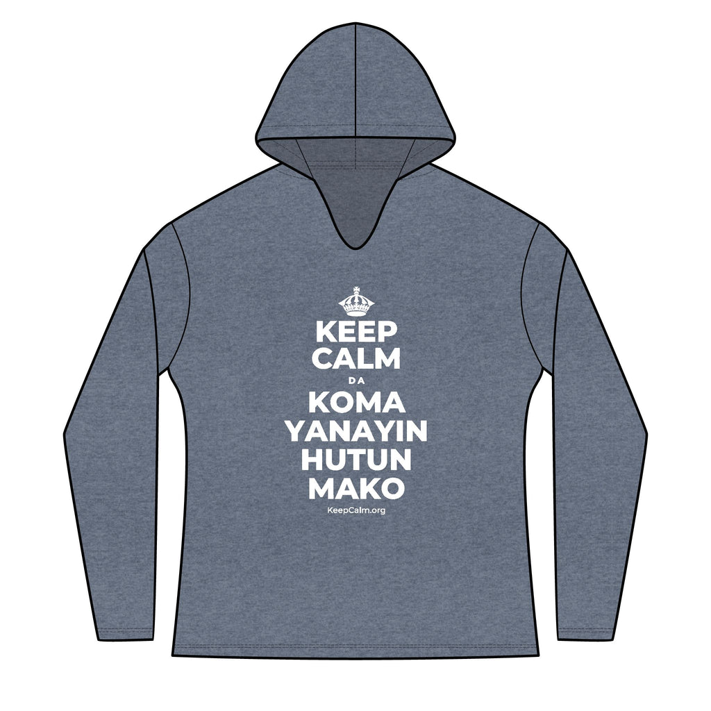 KEEP CALM DA KOMA YANAYIN HUTUN MAKO Women's Long Sleeve Hoodie
