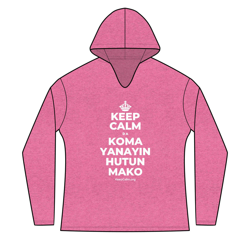 KEEP CALM DA KOMA YANAYIN HUTUN MAKO Women's Long Sleeve Hoodie