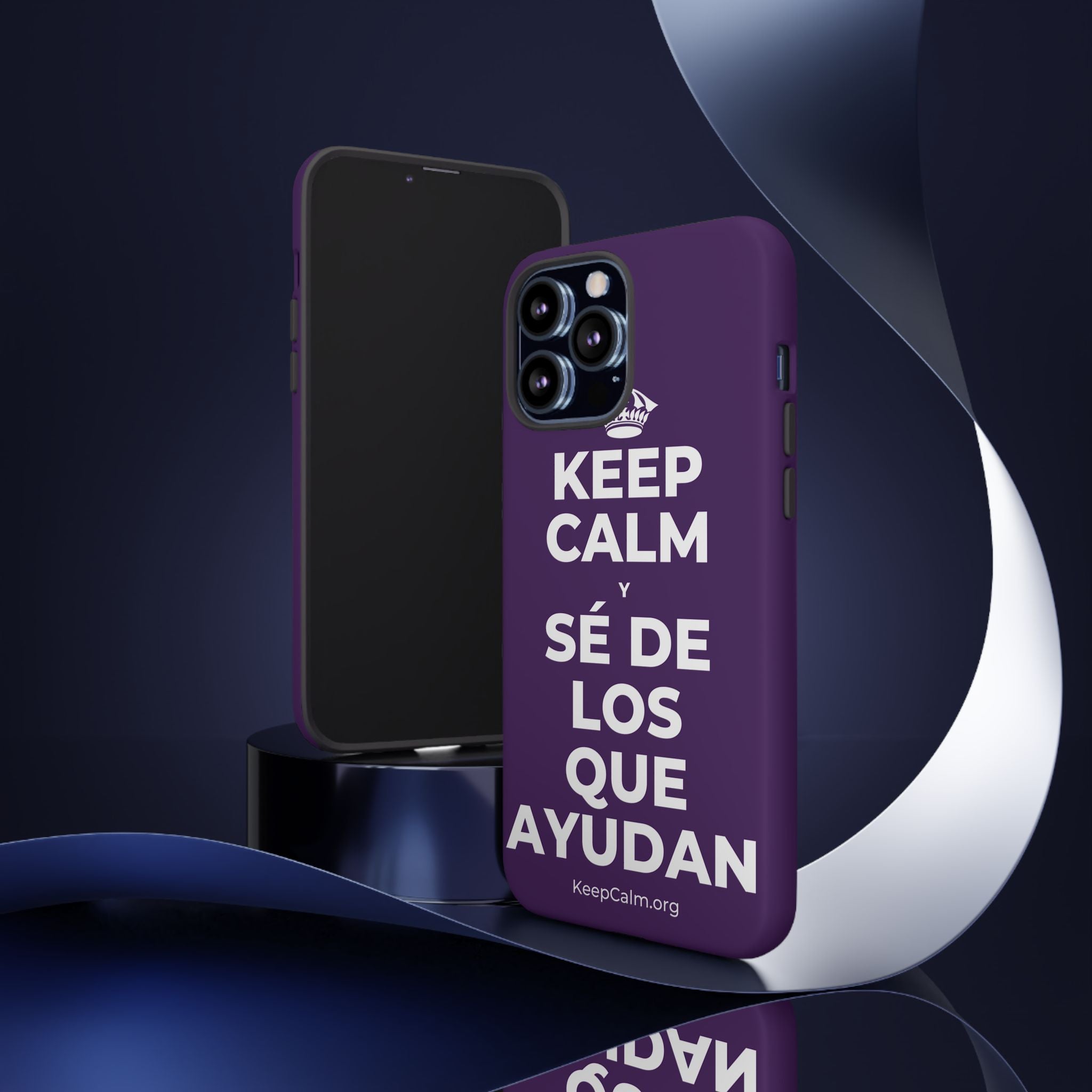 KEEP CALM Y SÉ DE LOS QUE AYUDAN Phone Case