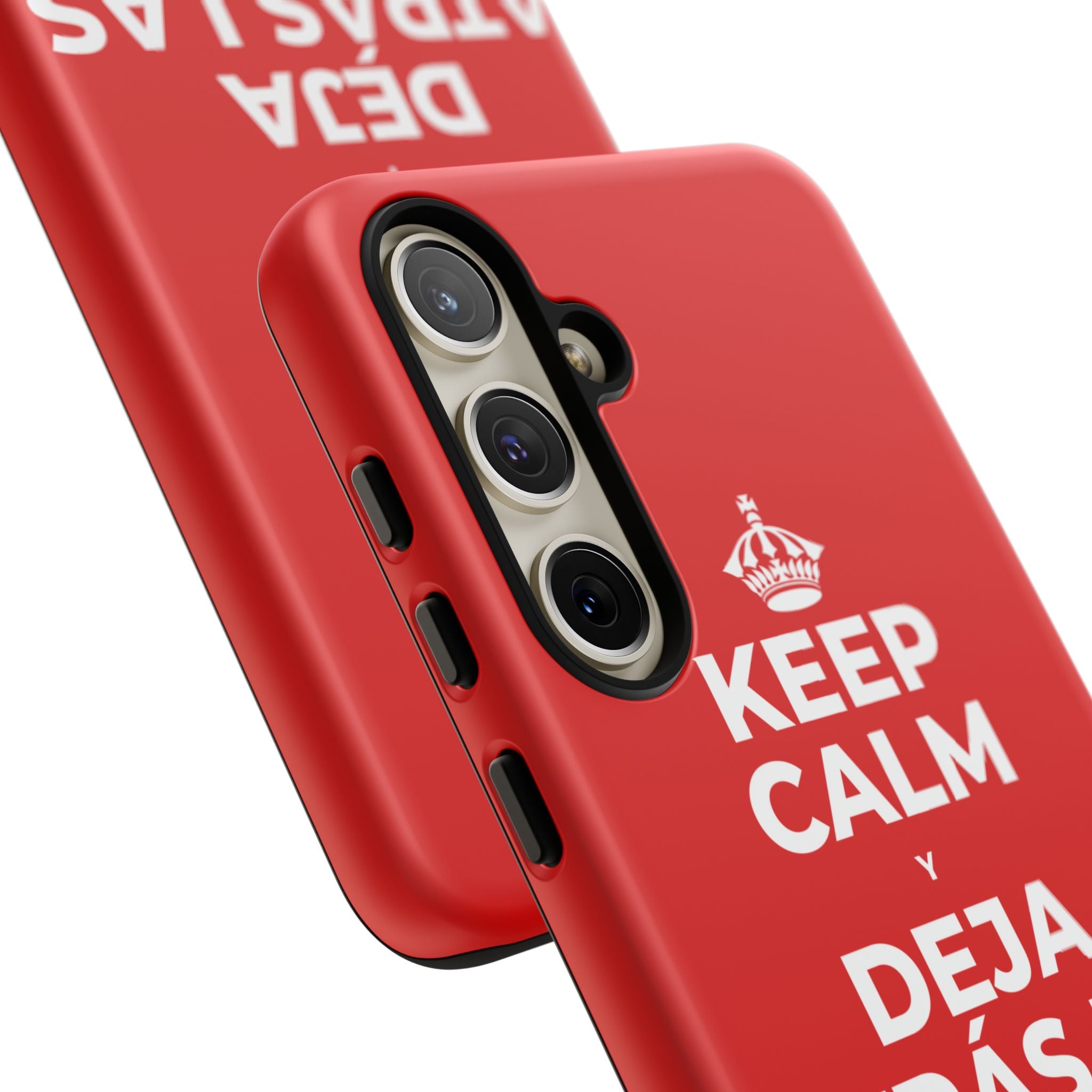 KEEP CALM Y DEJA ATRÁS LAS VIEJAS CARGAS Phone Case