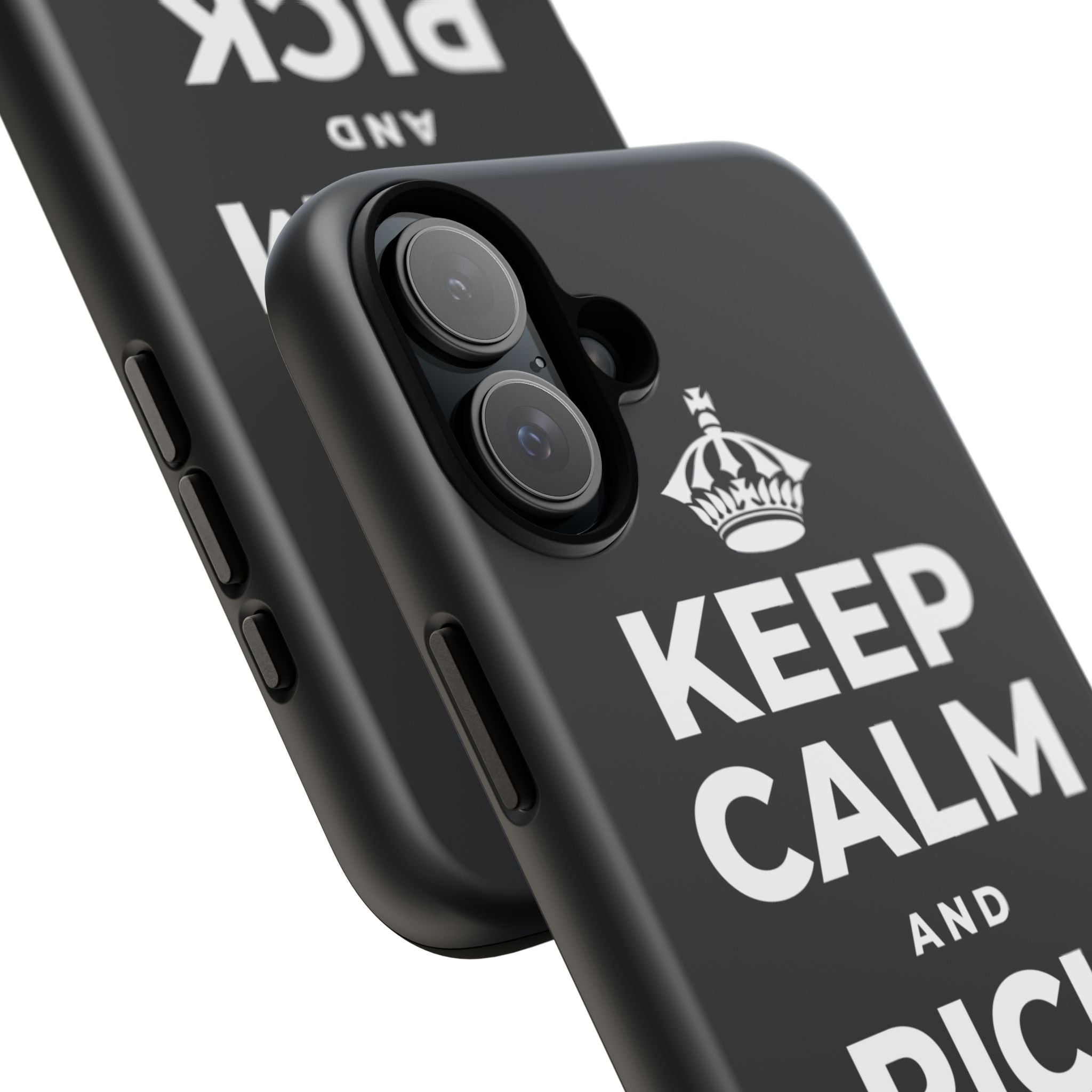 KEEP CALM AND PICK YOUR BATTLE Phone Case (Dark)