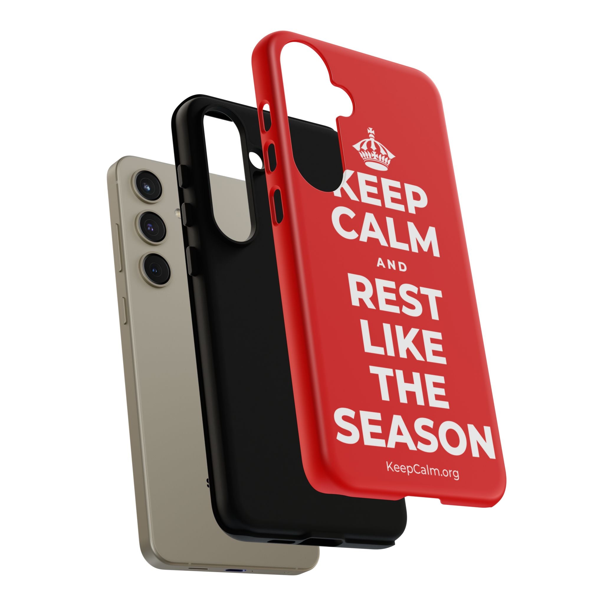 KEEP CALM AND REST LIKE THE SEASON Phone Case