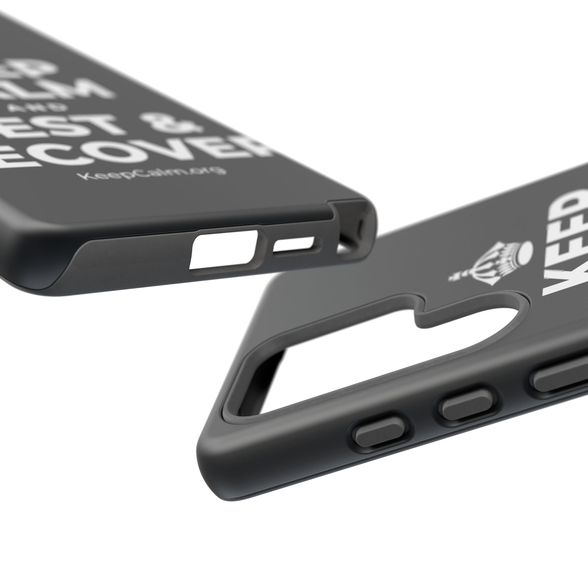 KEEP CALM AND REST & RECOVER Phone Case (Dark)