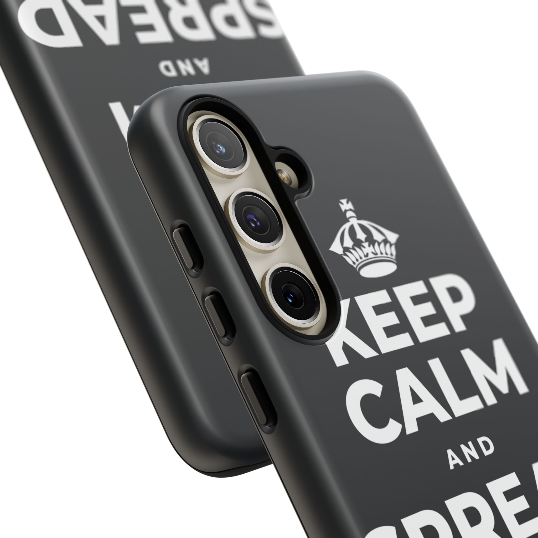 KEEP CALM AND SPREAD SOME JOY Phone Case (Dark)