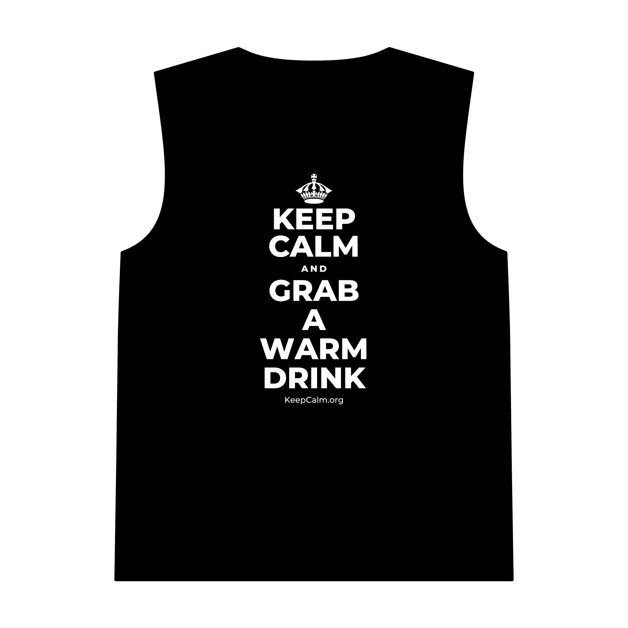 KEEP CALM AND GRAB A WARM DRINK Tank Top