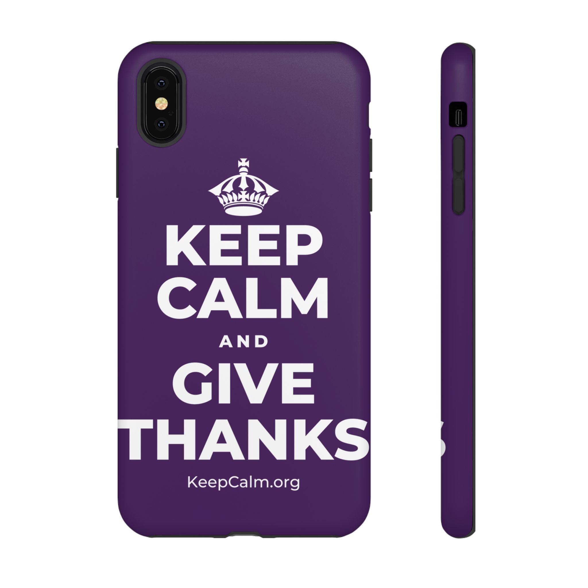 KEEP CALM AND GIVE THANKS Phone Case