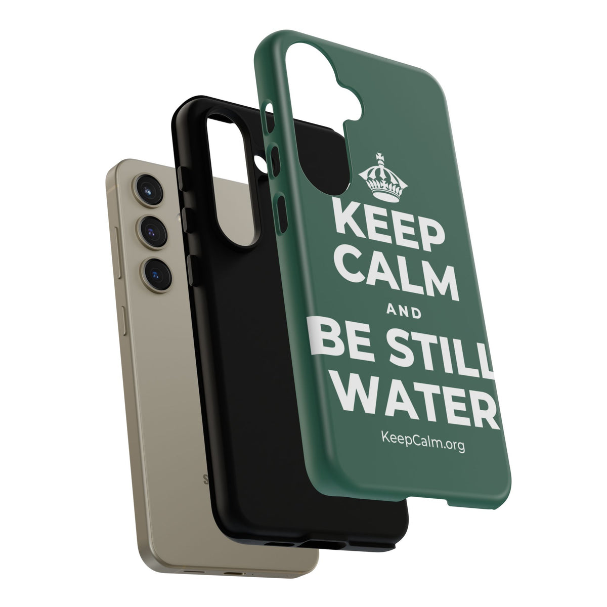 KEEP CALM AND BE STILL WATER Phone Case
